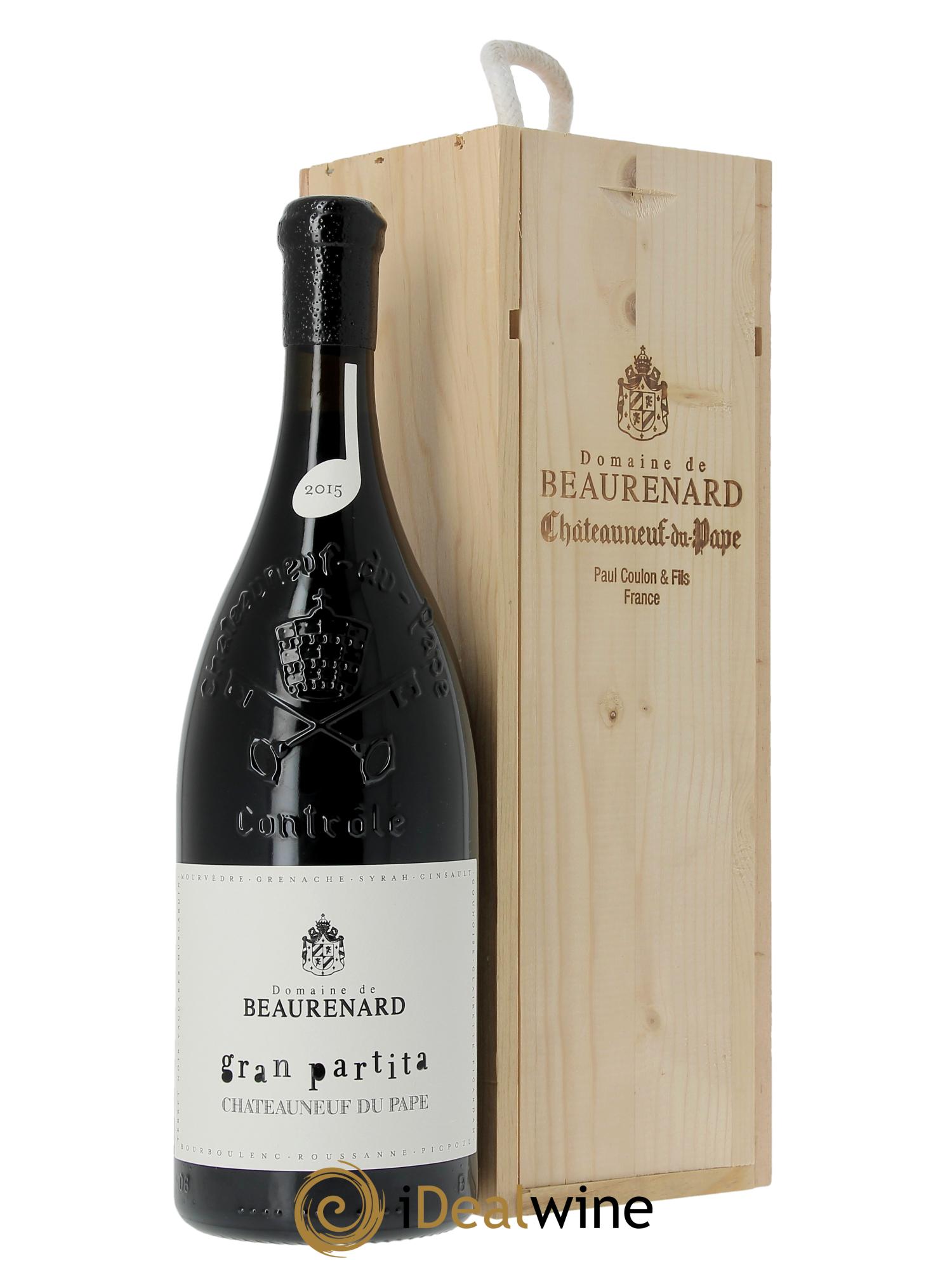 Châteauneuf-du-Pape Gran Partita Beaurenard (Domaine de) 2015 - Lot of 1 magnum - 0