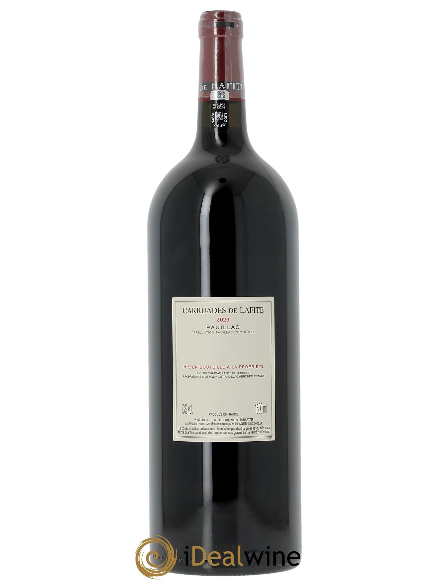 Carruades de Lafite Rothschild Second Vin (CBO à partir de 3 mgs) 2023 - Lot de 1 magnum - 1
