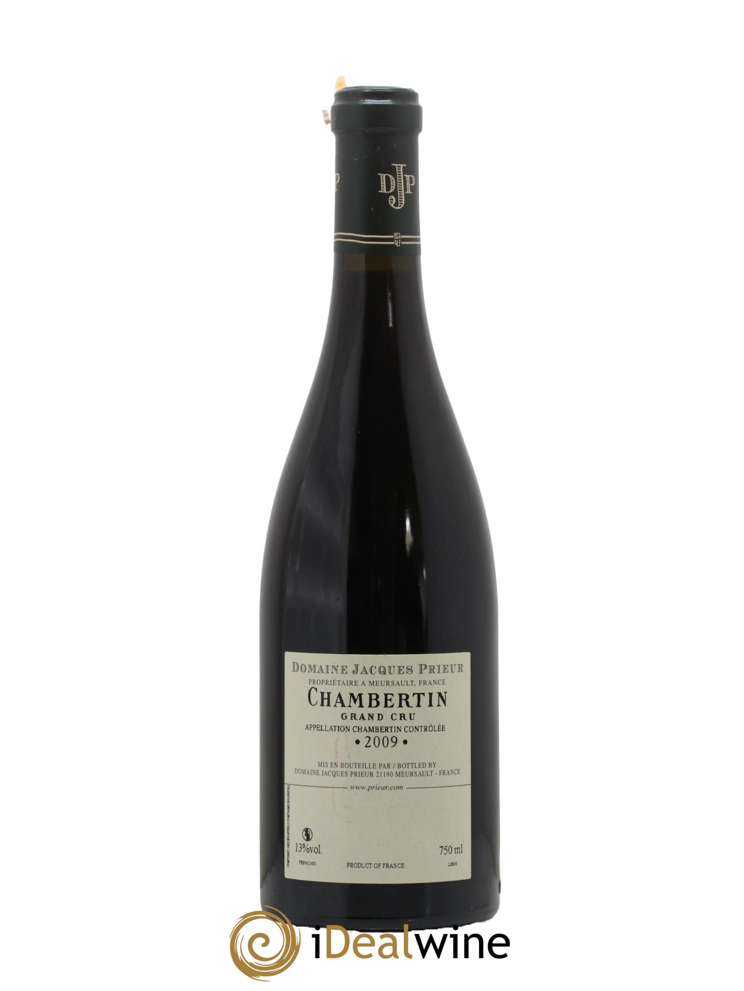 Chambertin Grand Cru Jacques Prieur (Domaine) 2009 - Lot de 1 bouteille - 1