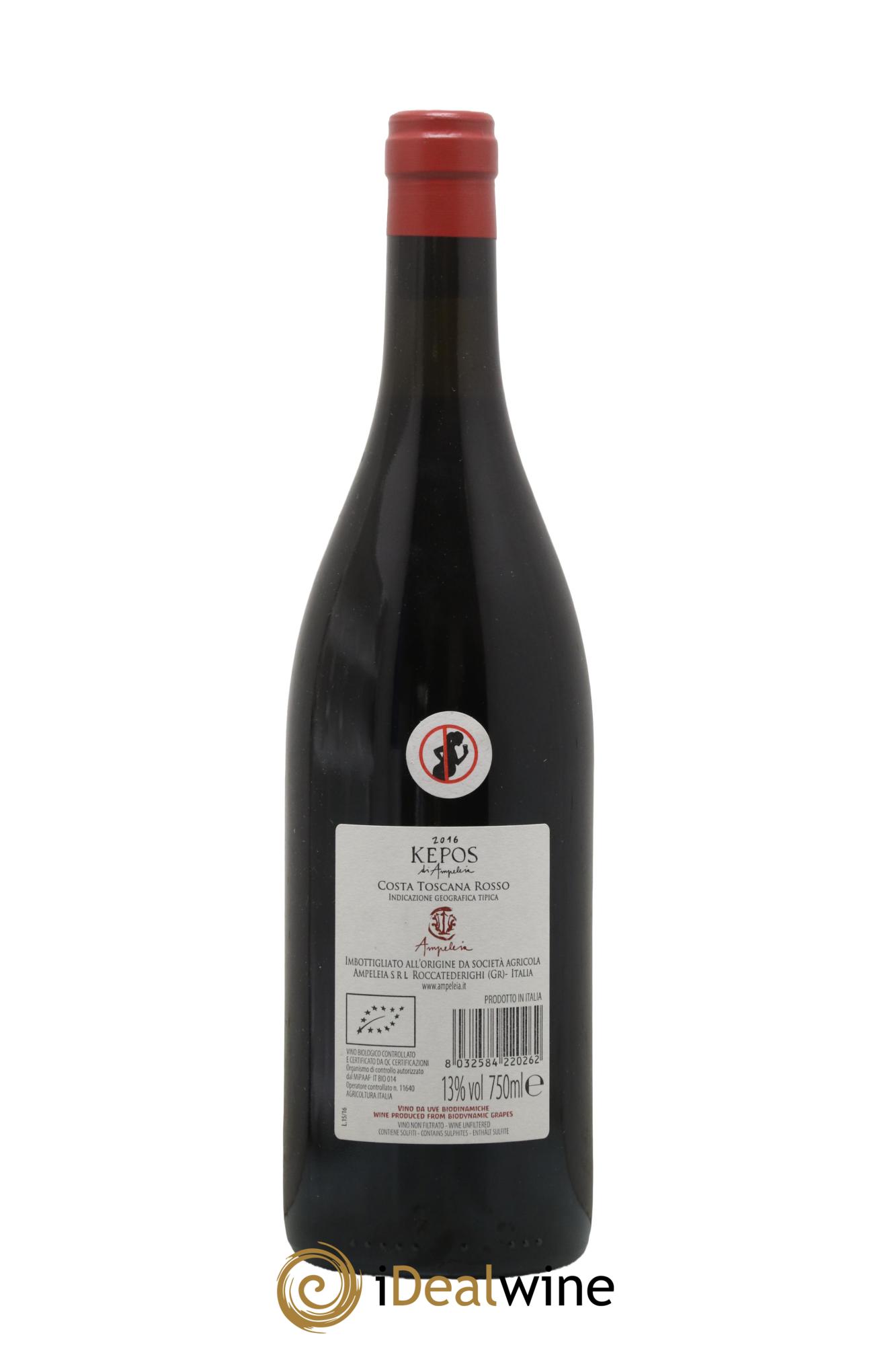 Toscana IGT Ampeleia Kepos Elisabetta Foradori 2016 - Lotto di 1 bottiglia - 1