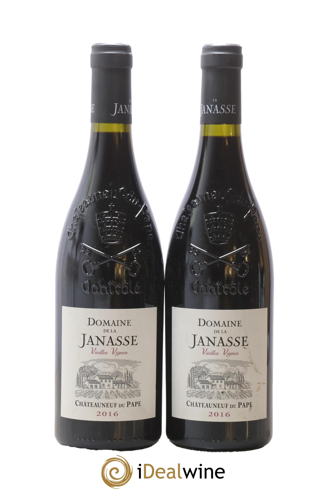 Châteauneuf-du-Pape Cuvée Vieilles Vignes La Janasse (Domaine de) 2016 - Lot of 2 bottles - 0