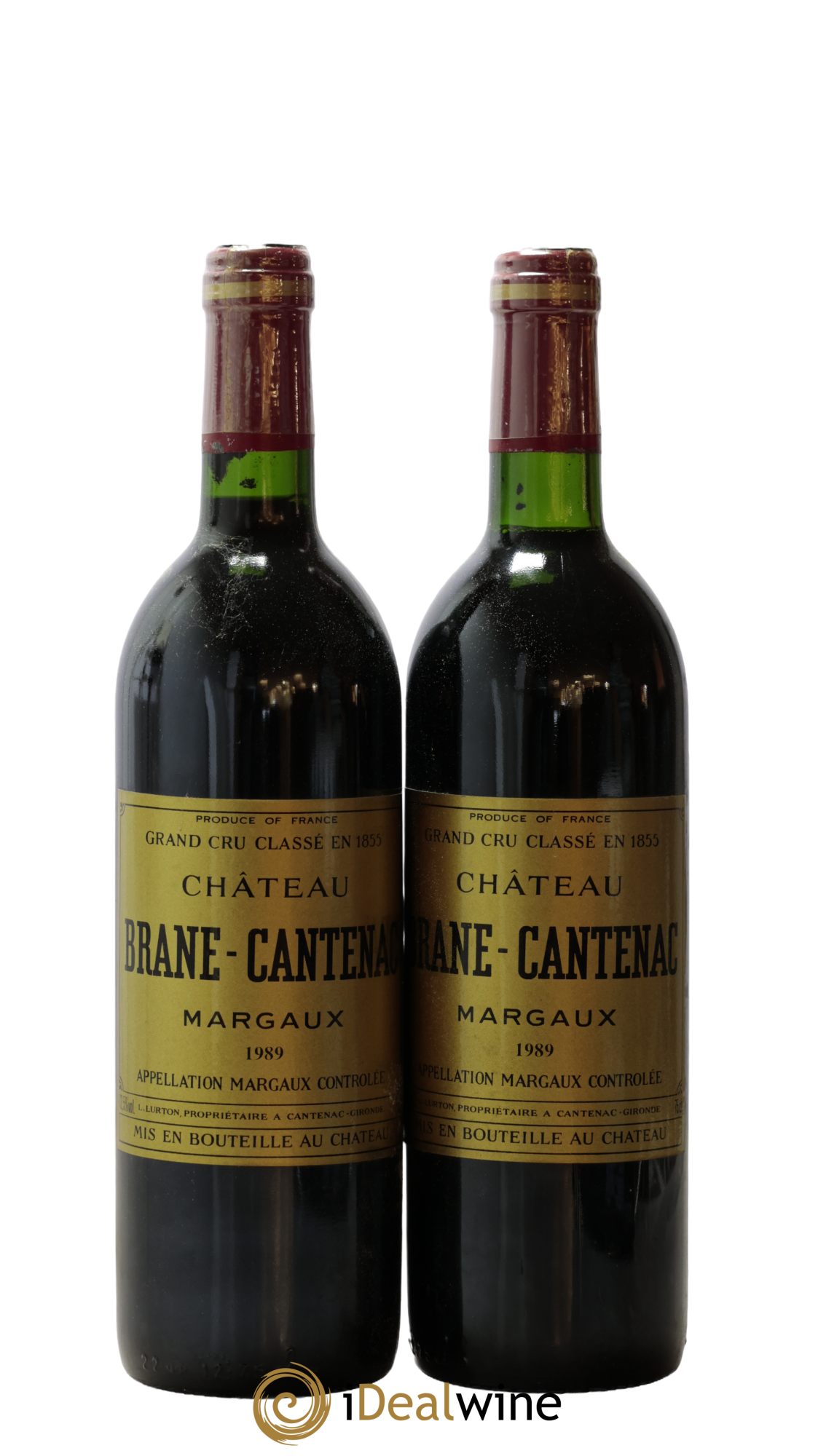 Château Brane Cantenac 2ème Grand Cru Classé 1989 - Lot of 2 bottles - 0