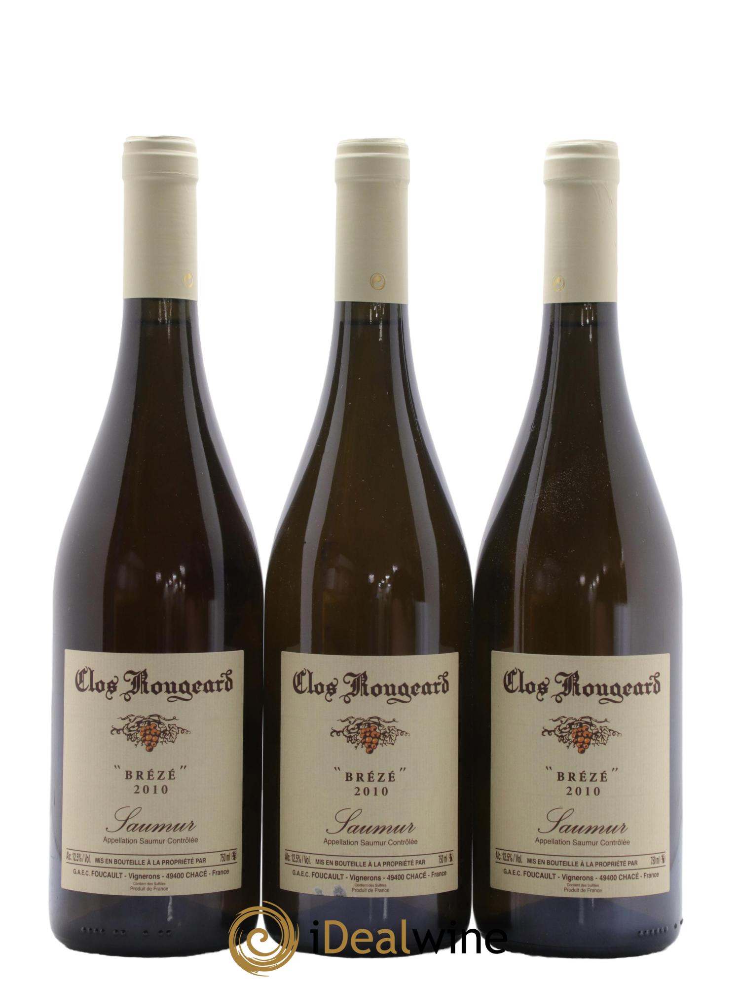 Saumur Brézé Clos Rougeard 2010 - Posten von 6 Flaschen - 2