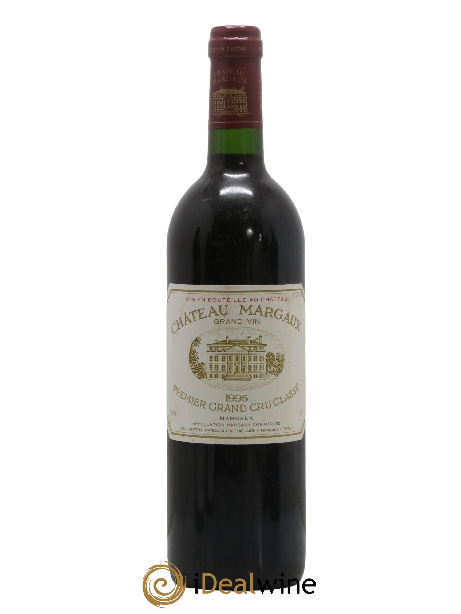 Château Margaux 1er Grand Cru Classé 1996 - Lot de 1 bouteille - 0