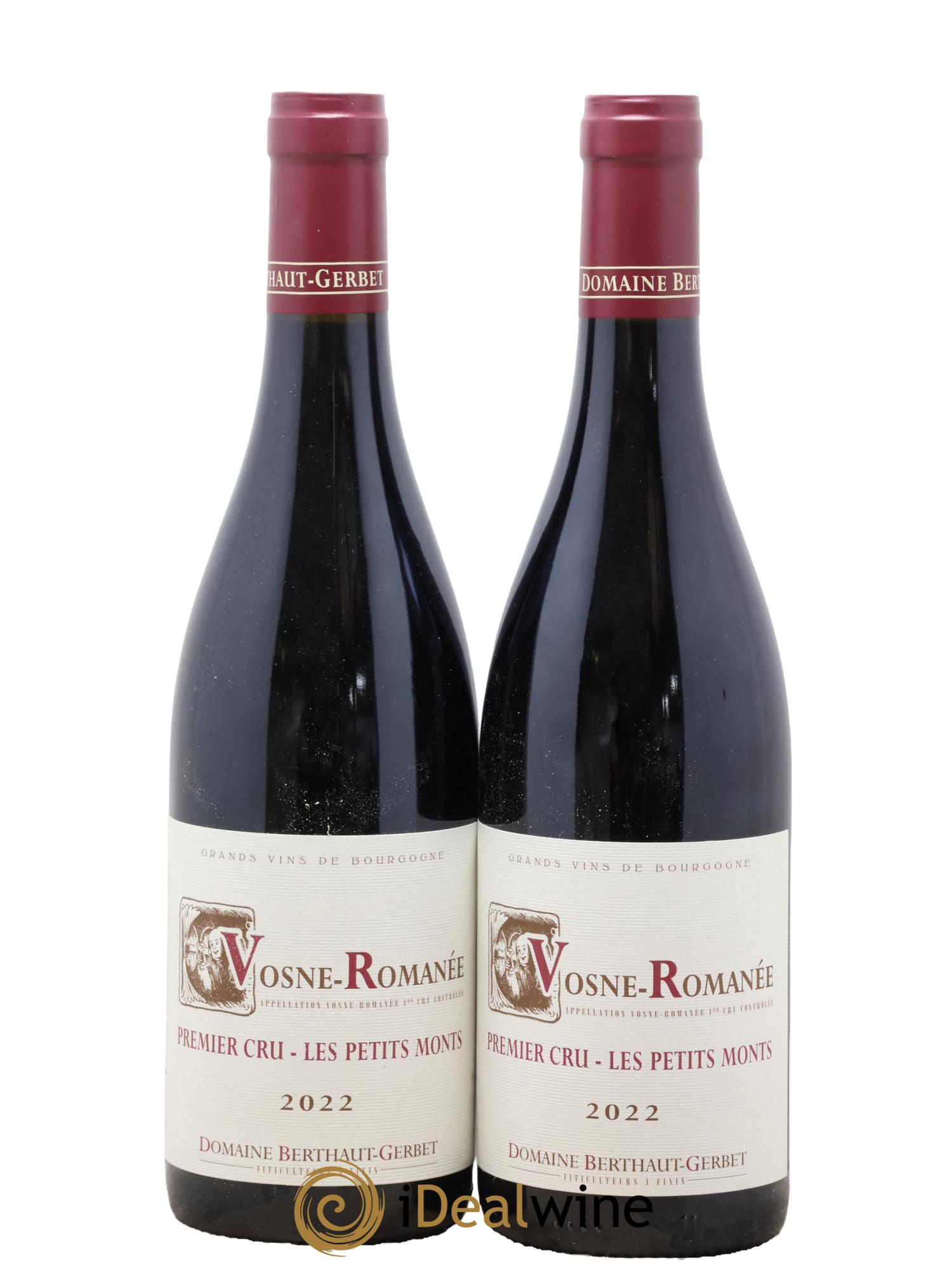 Vosne-Romanée 1er Cru Les Petits Monts Berthaut Gerbet (Domaine) 2022 - Lot de 2 bouteilles - 0