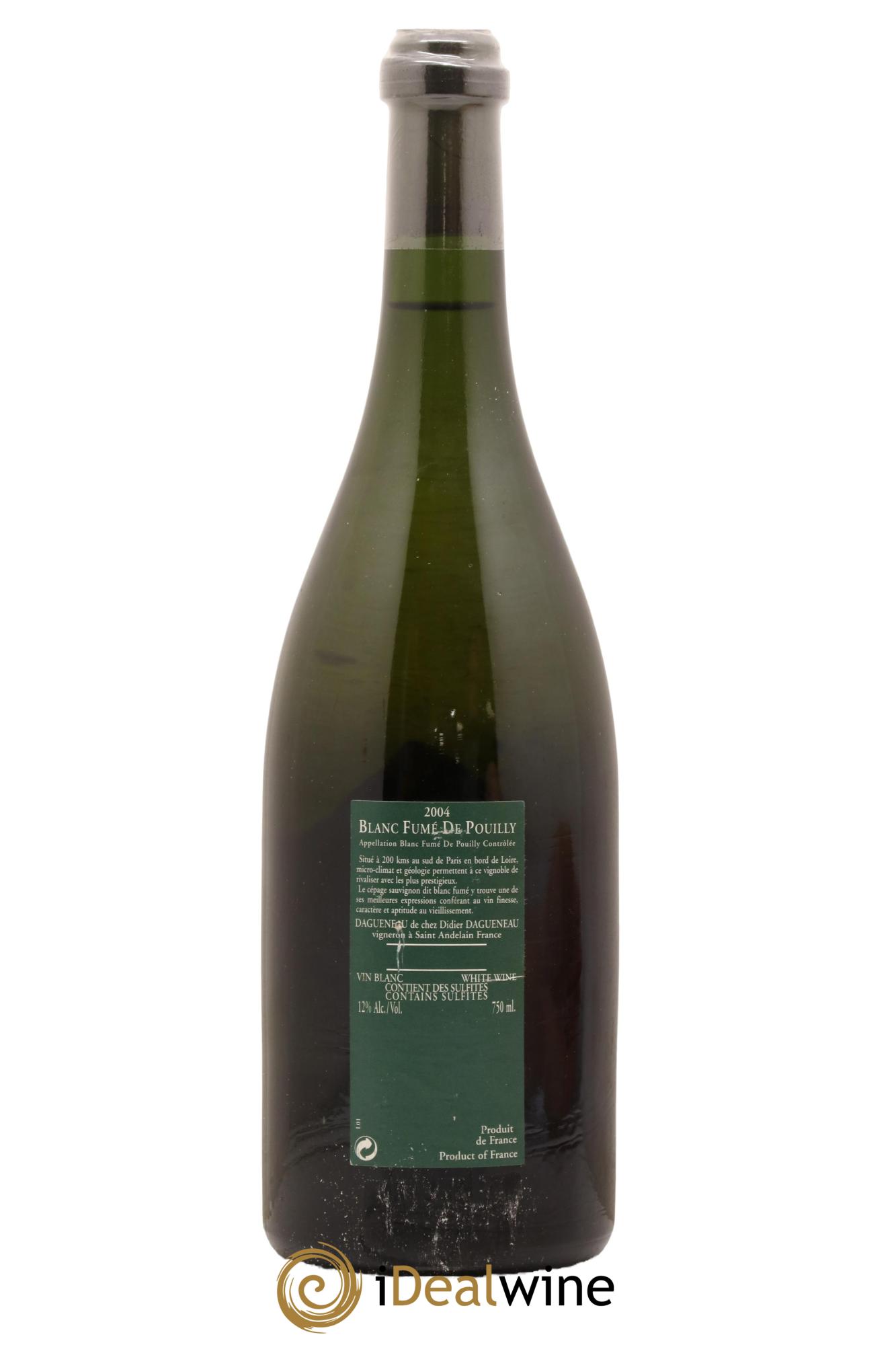 Vin de France (anciennement Pouilly-Fumé) Silex Dagueneau (Domaine Didier - Louis-Benjamin) 2004 - Lotto di 1 bottiglia - 1