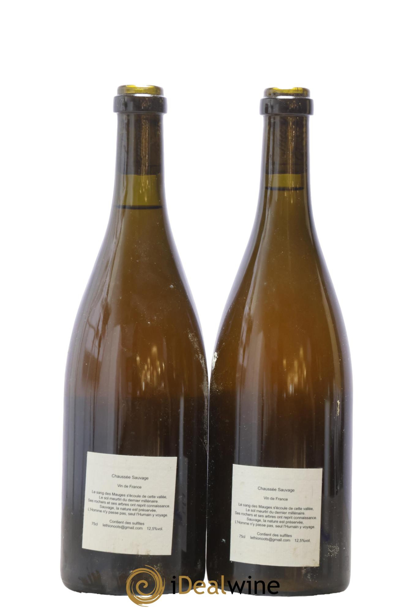 Vin de France Chaussée Sauvage Lé Thio Noots 2022 - Lot of 2 bottles - 1