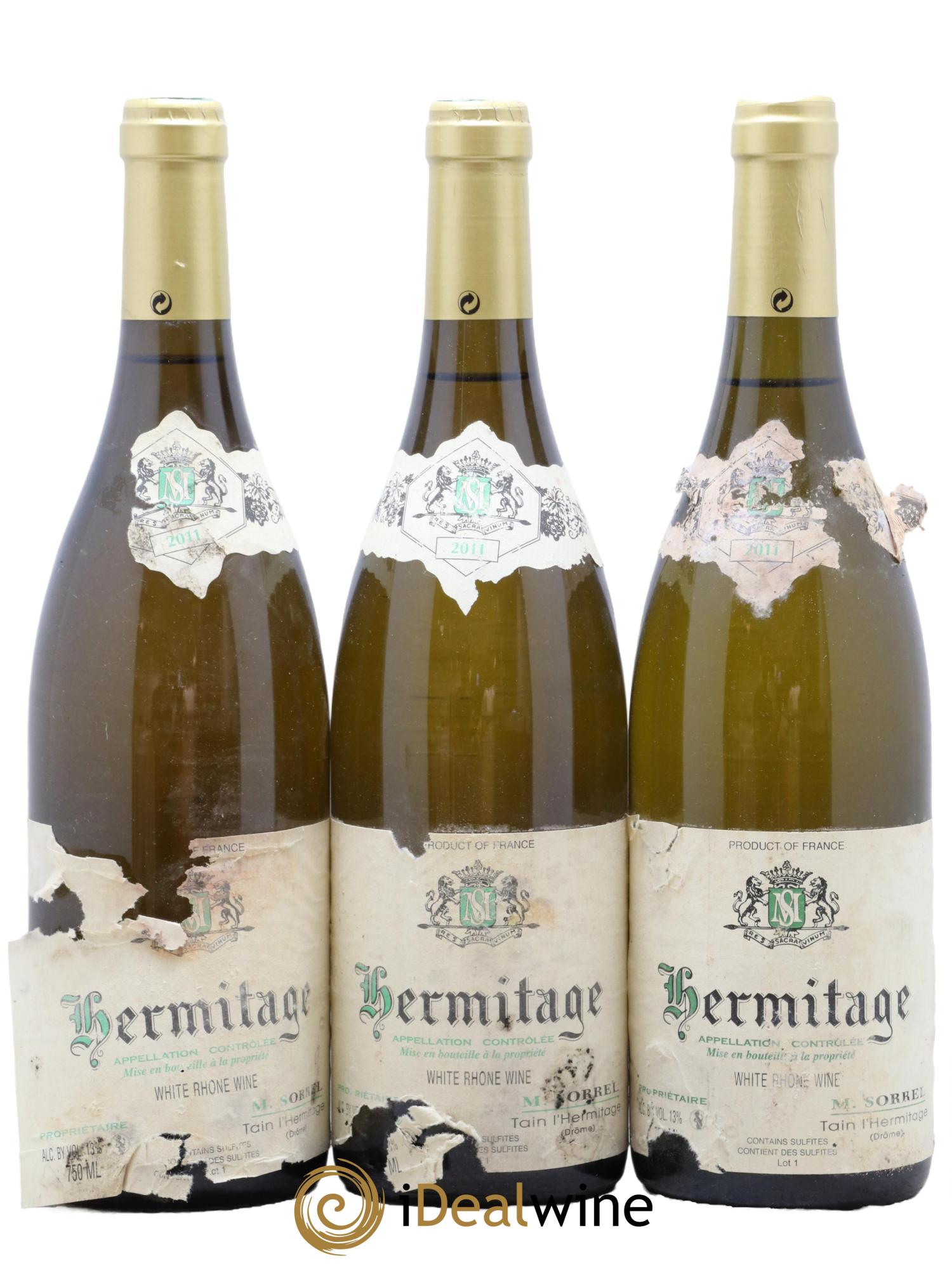 Hermitage Marc Sorrel 2011 - Lot de 3 bouteilles - 0