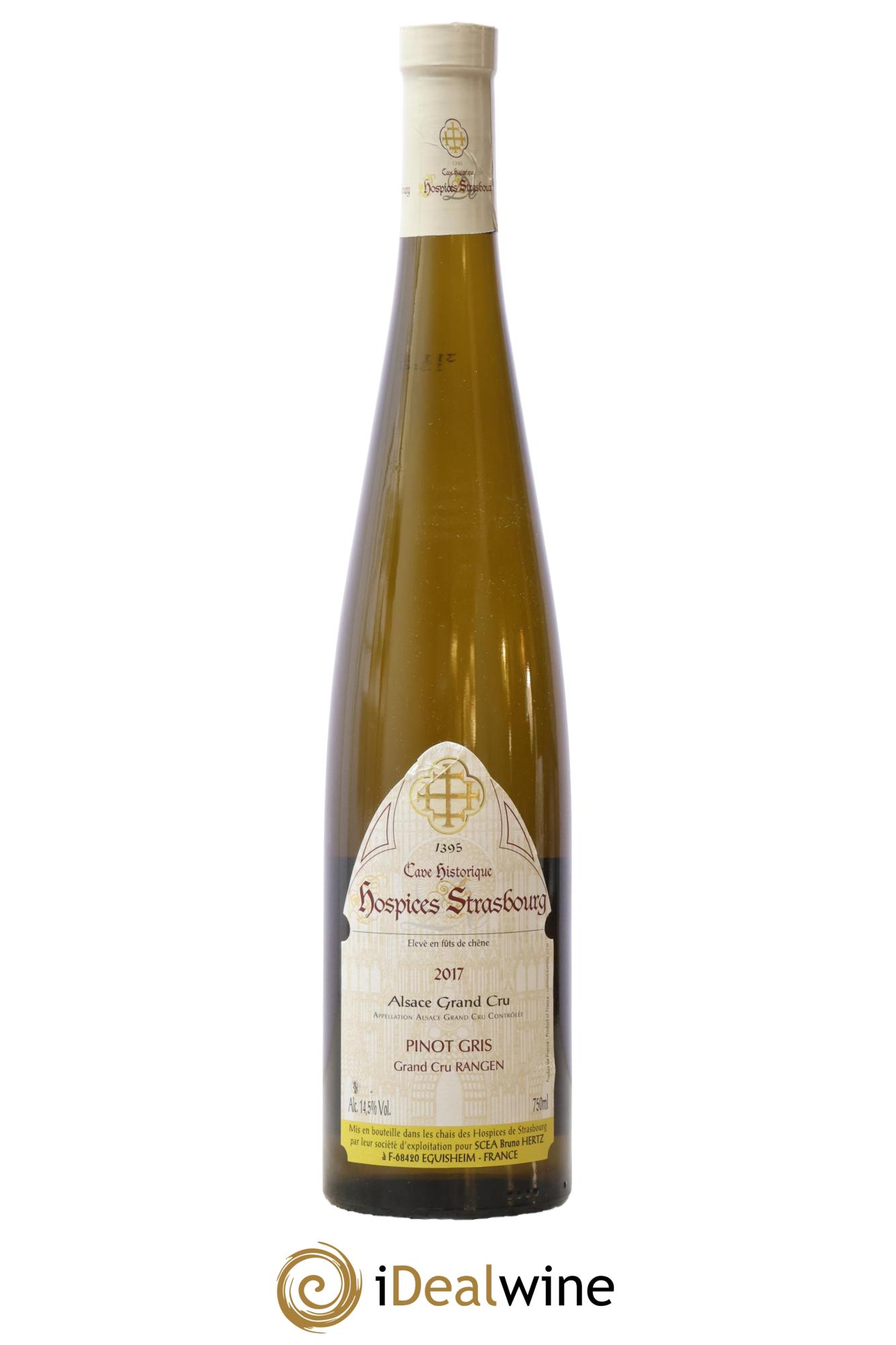 Alsace Grand Cru Pinot Gris Rangen de Thann Bruno Hertz 2017 - Lot de 1 bouteille - 0