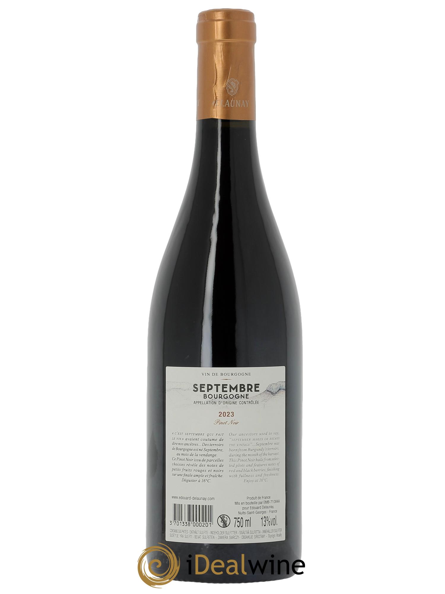 Bourgogne Septembre Edouard Delaunay 2023 - Posten von 1 Flasche - 1