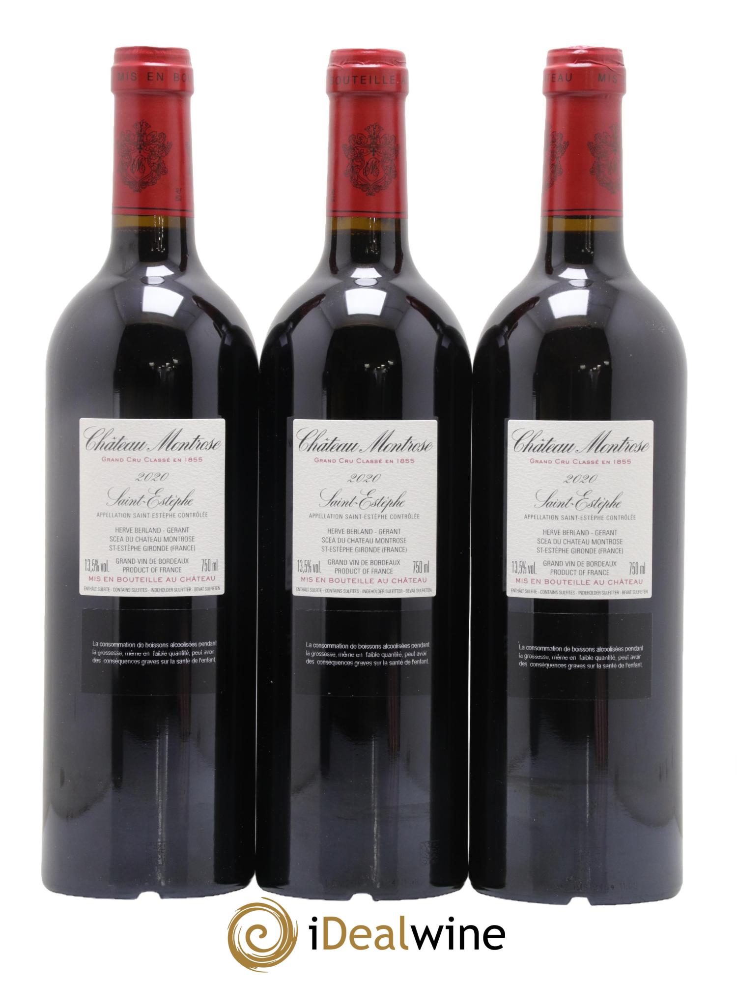 Château Montrose 2ème Grand Cru Classé 2020 - Lot de 6 bouteilles - 4