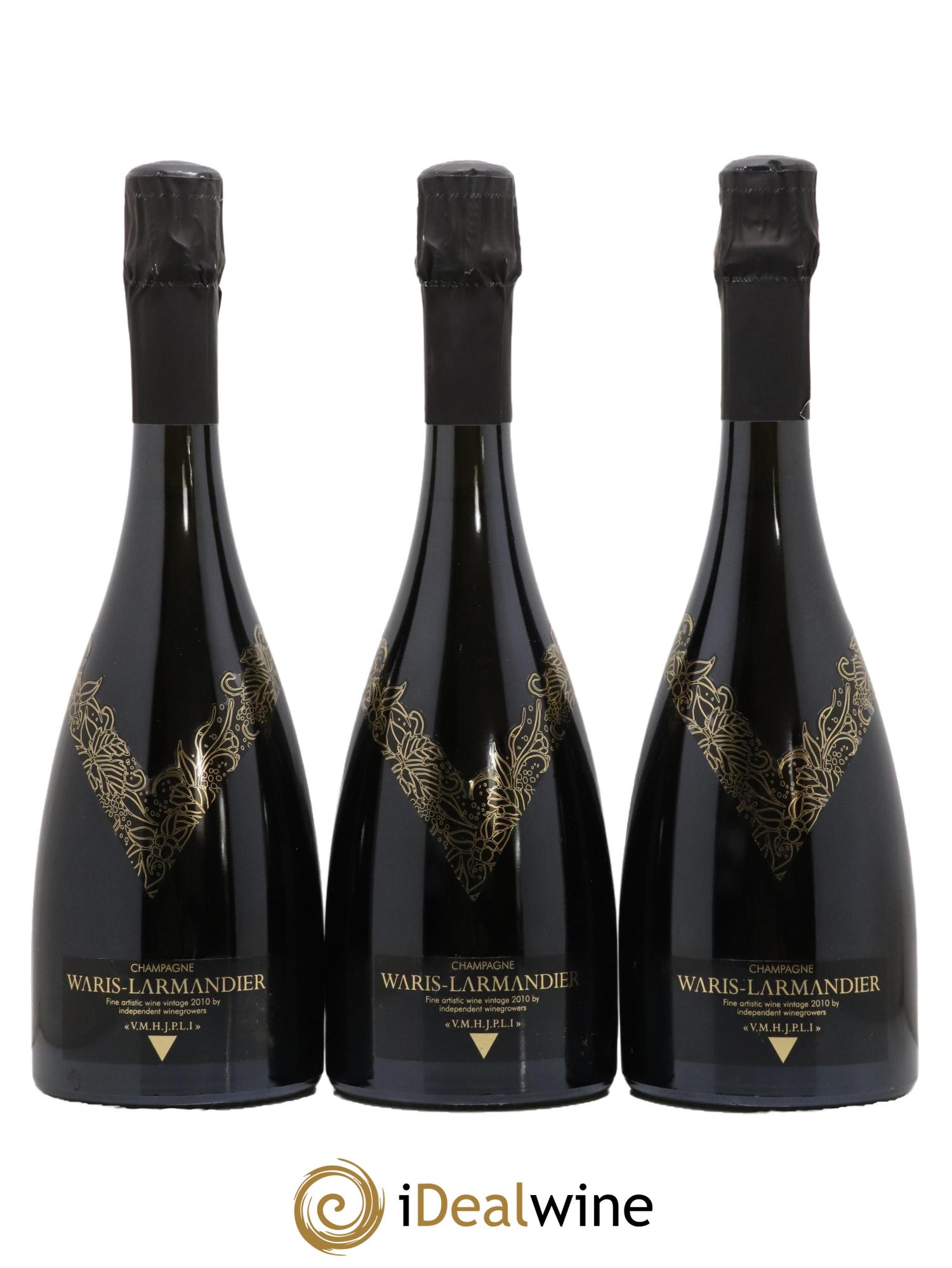 Champagne Grand Cru Cuvee VMHJPLI Maison Waris Larmandier 2010 - Lot of 3 bottles - 0