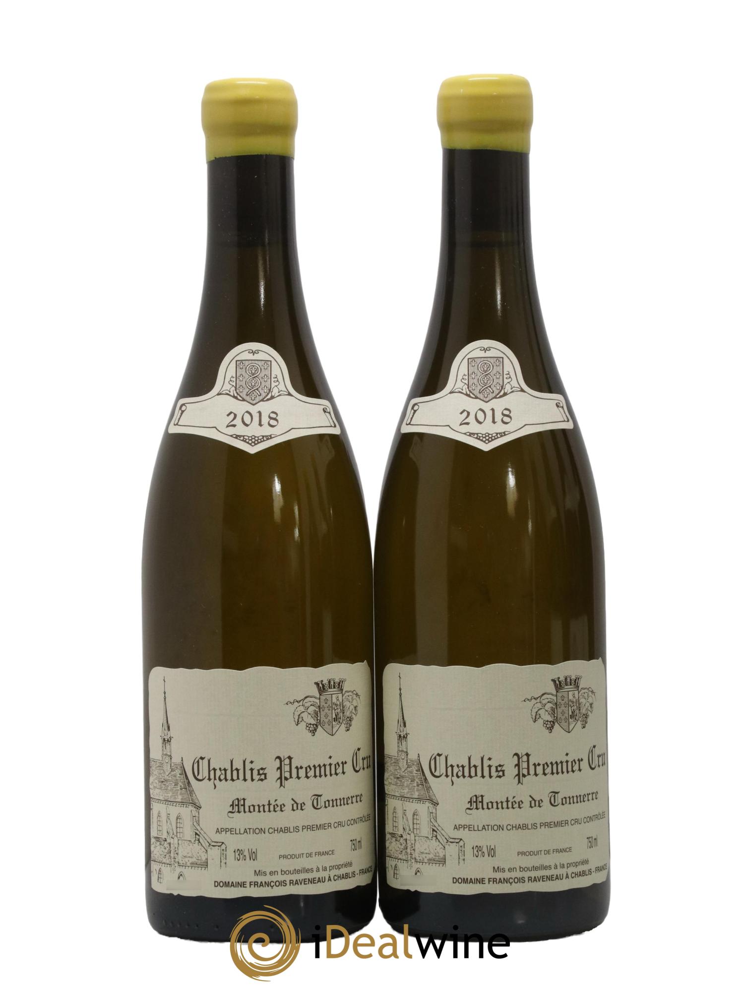 Chablis 1er Cru Montée de Tonnerre Raveneau (Domaine) 2018 - Lot de 2 bouteilles - 0