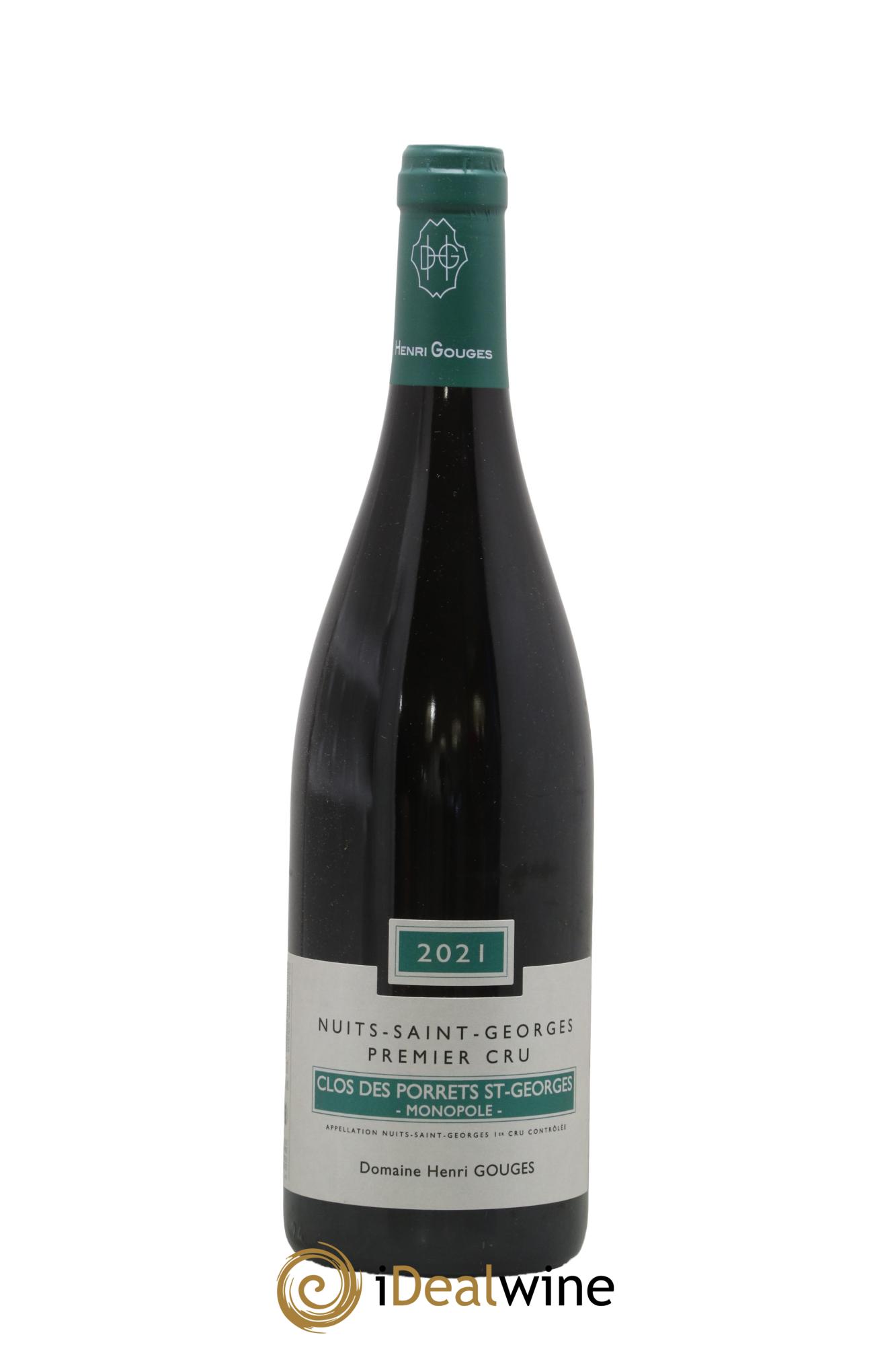 Nuits-Saint-Georges 1er Cru Clos des Porrets St Georges Henri Gouges 2021 - Lot de 1 bouteille - 0