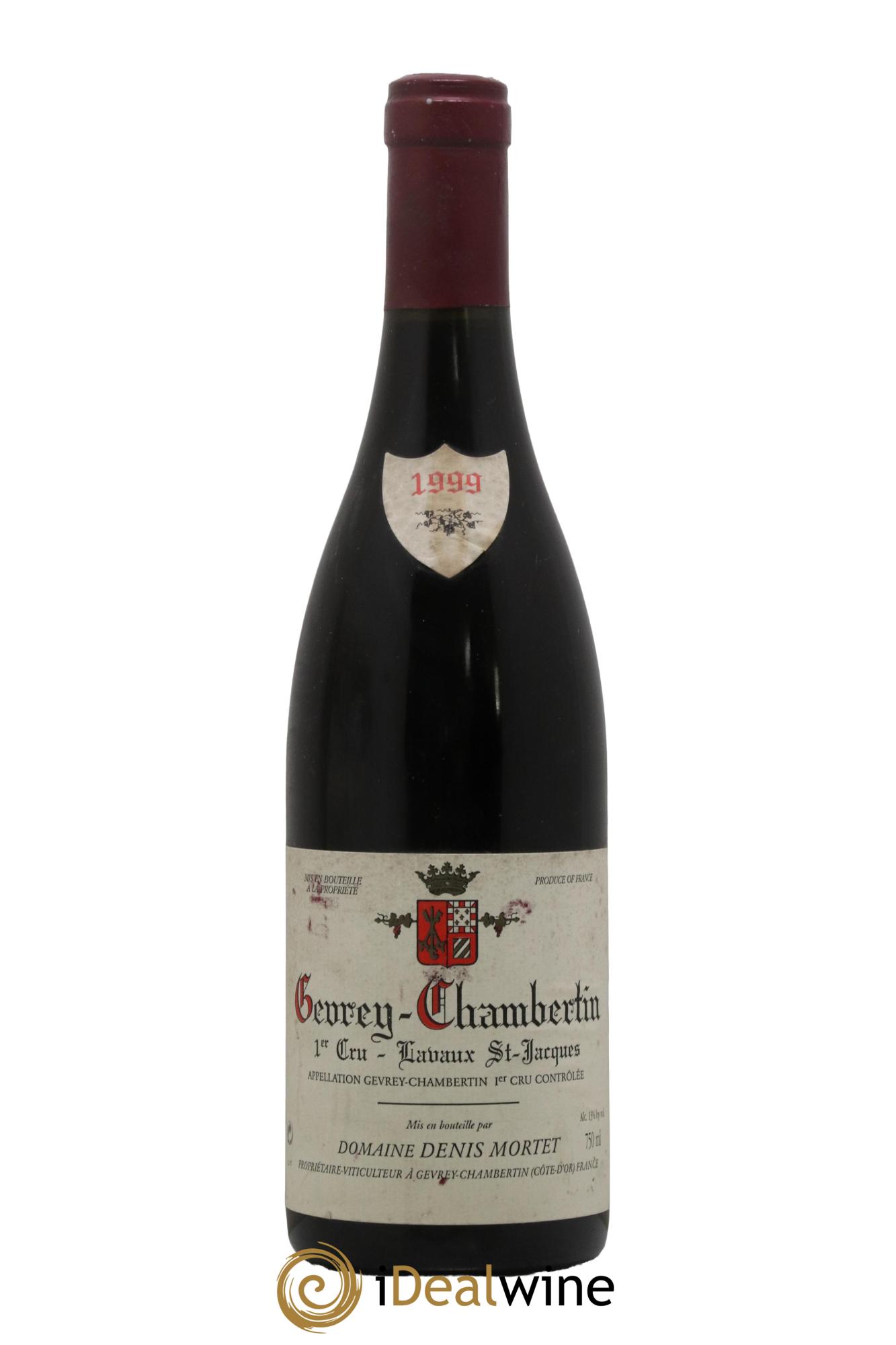 Gevrey-Chambertin 1er Cru Lavaux Saint Jacques Denis Mortet (Domaine) 1999 - Lot of 1 bottle - 0