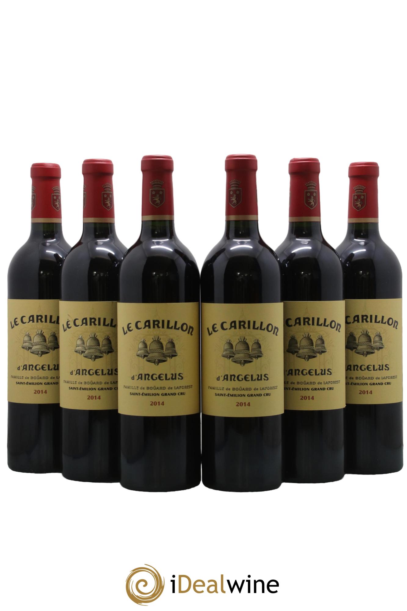 Le Carillon de l'Angélus Second Vin 2014 - Posten von 6 Flaschen - 0