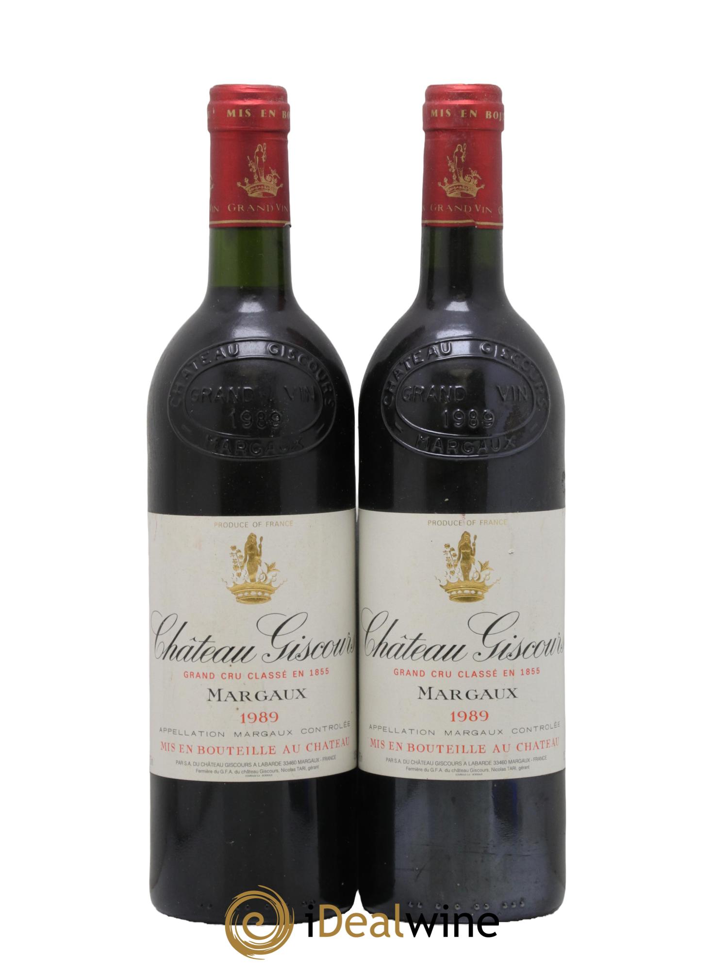 Château Giscours 3ème Grand Cru Classé 1989 - Lot of 2 bottles - 0