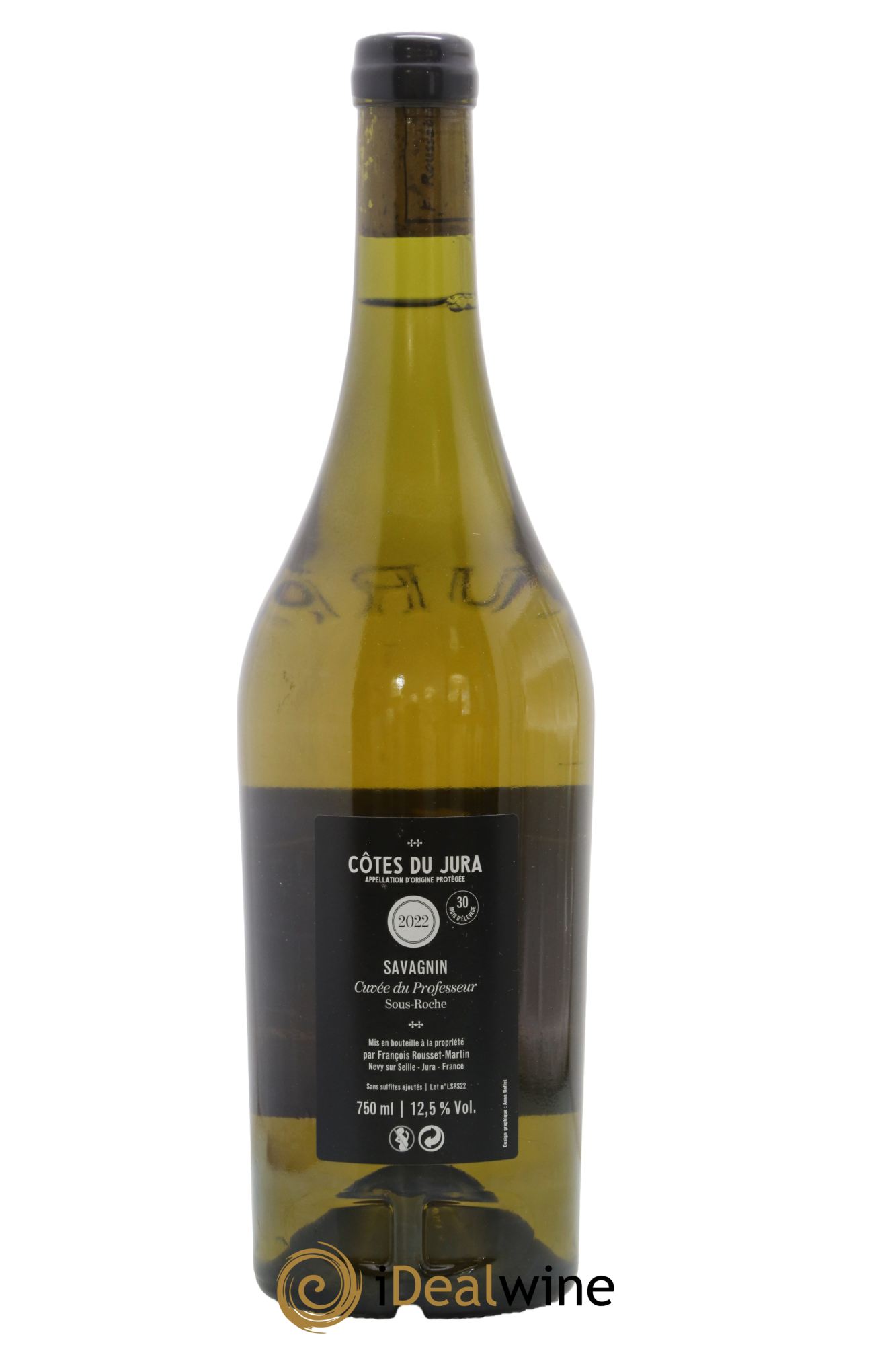 Côtes du Jura Savagnin Cuvée du Professeur François Rousset Martin 2022 - Lotto di 1 bottiglia - 1