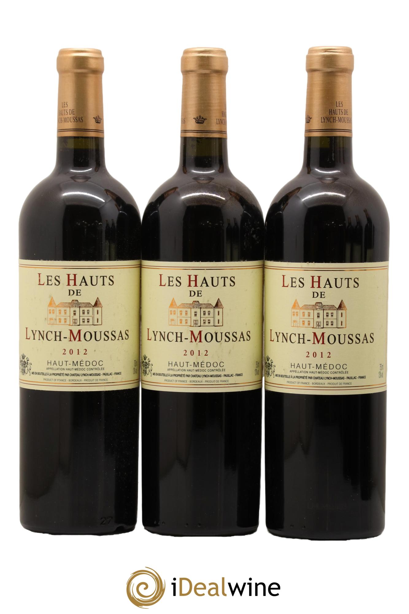 Haut Médoc Les Hauts de Lynch Moussas Chateau Lynch Moussas 2012 - Lot de 6 bouteilles - 1