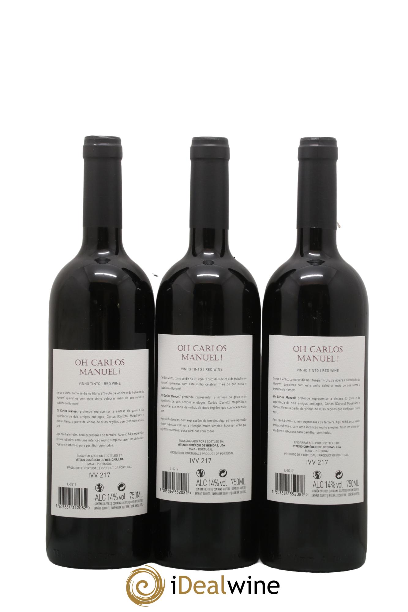 Portugal Oh Carlos Manuel Viteno Comercio De Bebidas 2017 - Lot of 3 bottles - 1