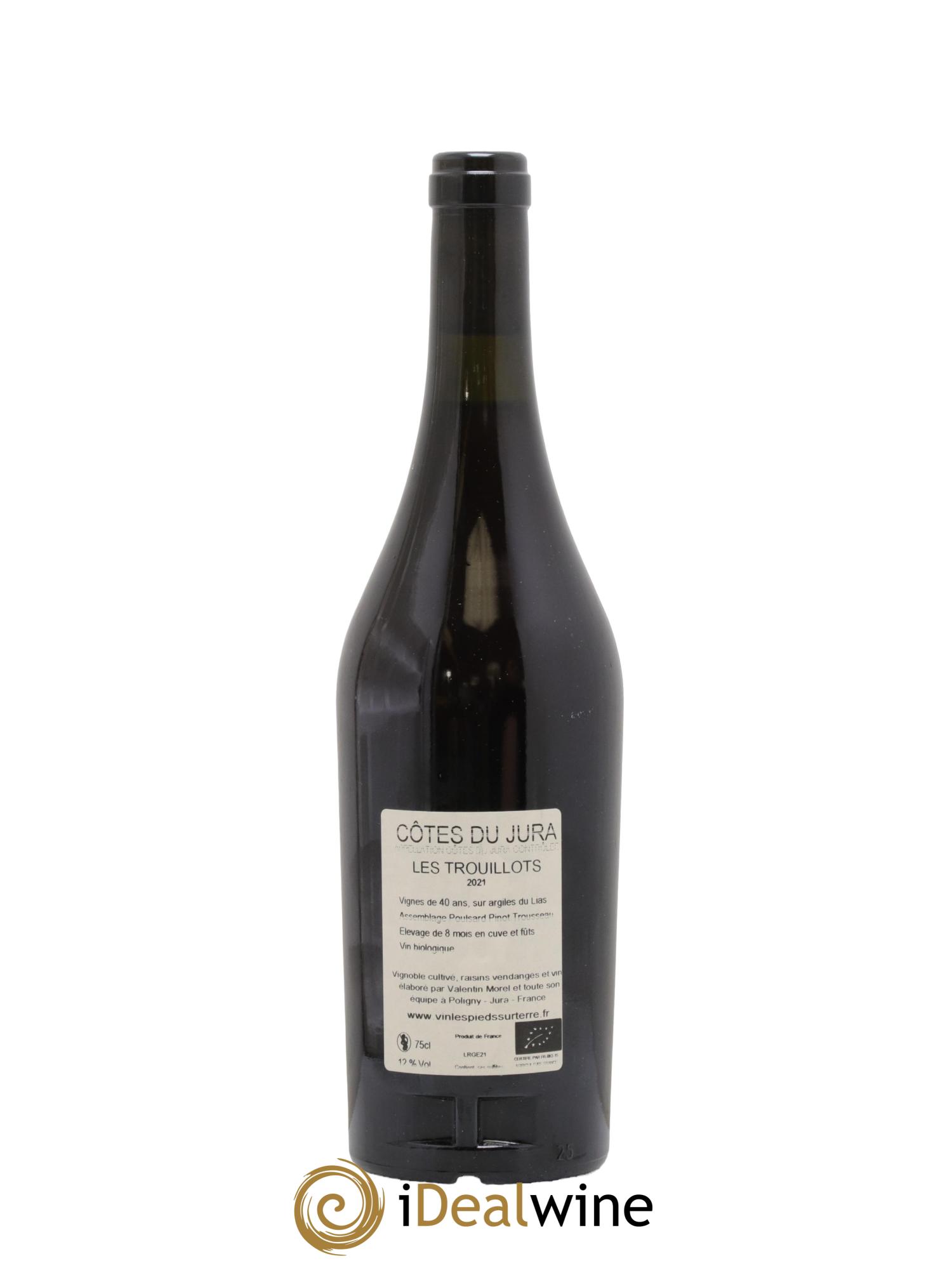 Côtes du Jura Pinot Noir - Les Trouillots Valentin Morel 2021 - Lot de 1 bouteille - 1