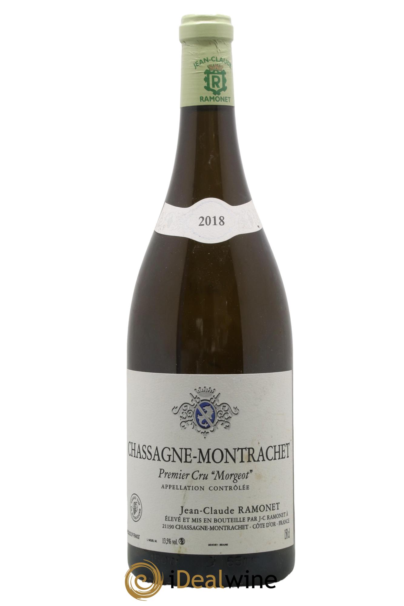 Chassagne-Montrachet 1er Cru Morgeot Ramonet (Domaine) 2018 - Lot de 1 magnum - 0