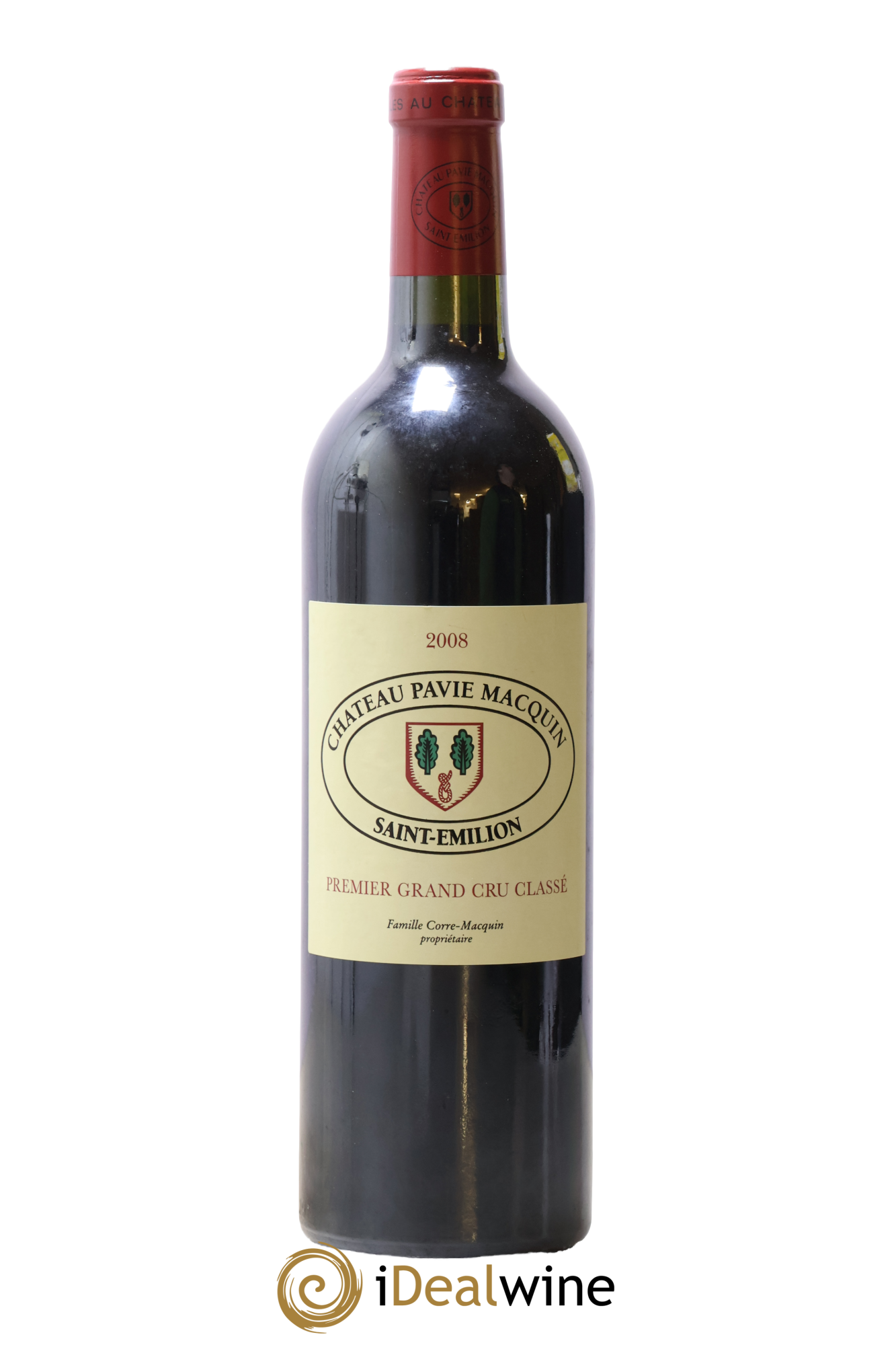 Château Pavie Macquin 1er Grand Cru Classé B 2008 - Lot de 1 bouteille - 0