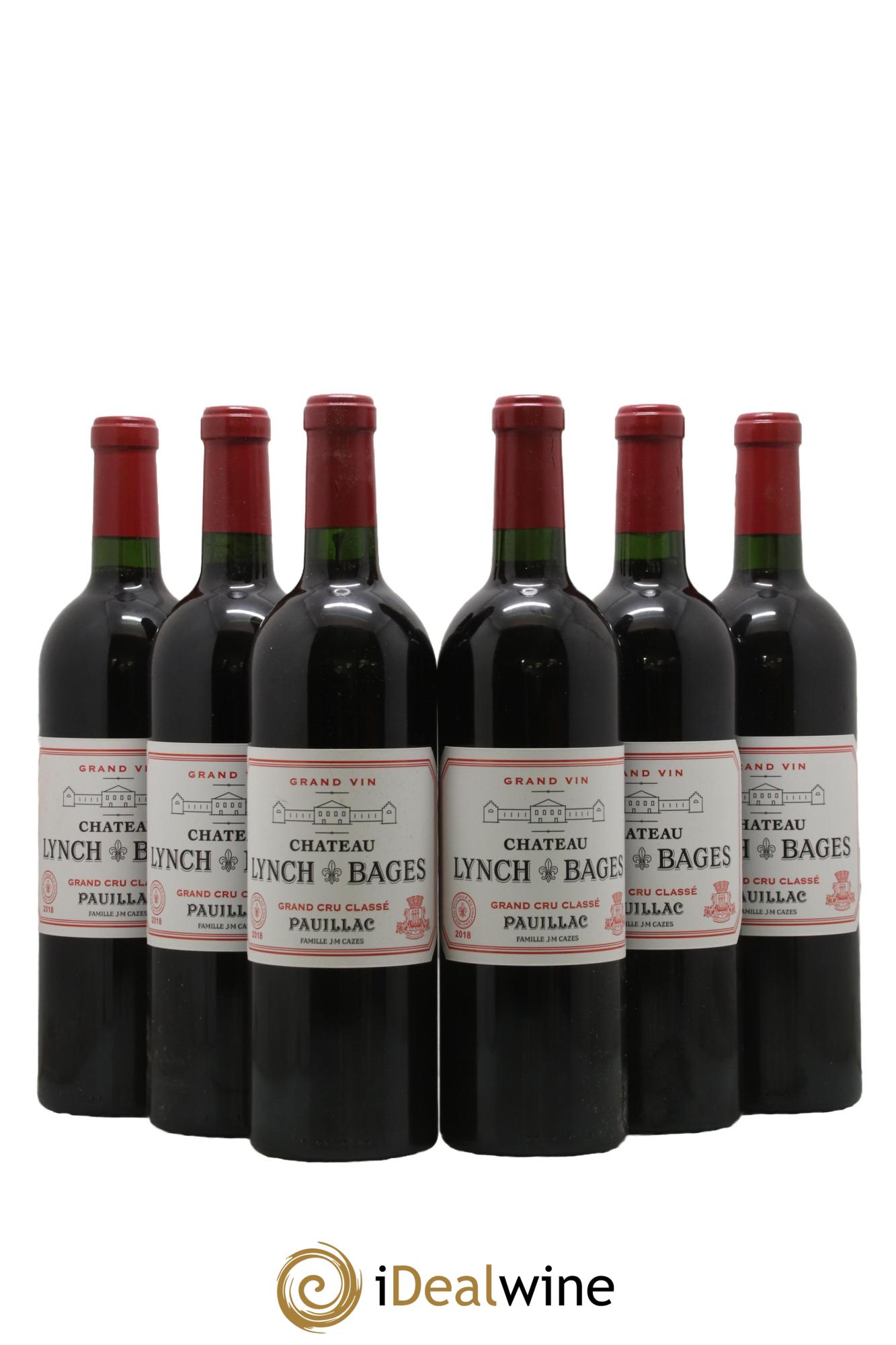 Château Lynch Bages 5ème Grand Cru Classé 2018 - Lotto di 6 bottiglie - 0