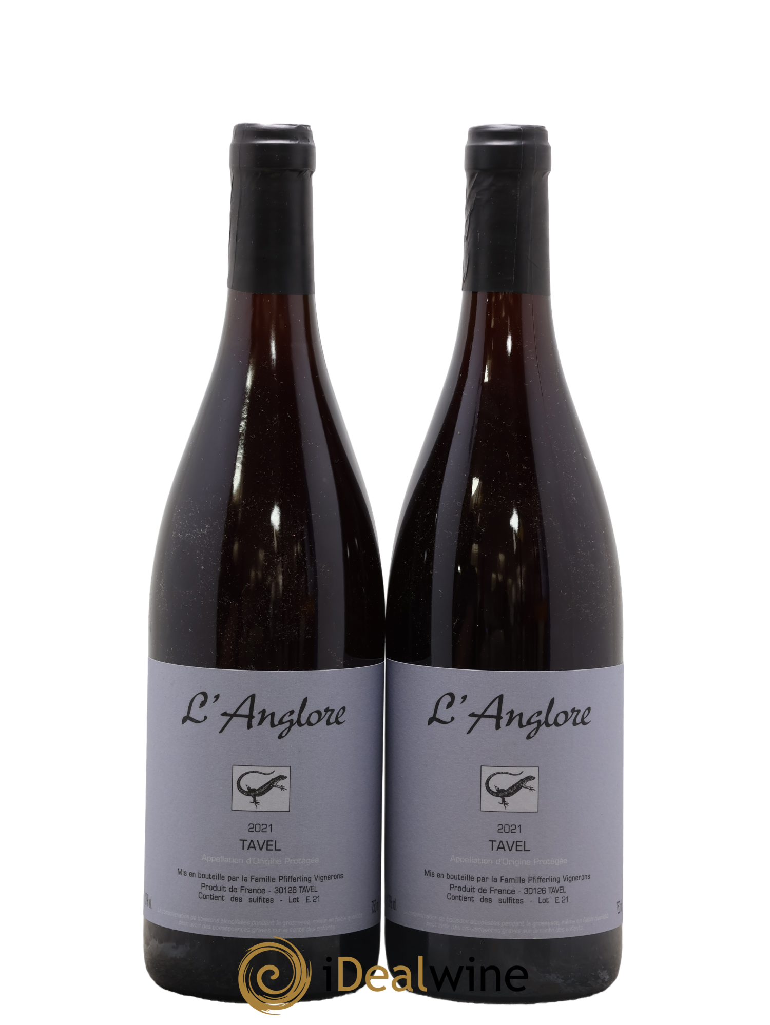 Tavel L'Anglore 2021 - Posten von 2 Flaschen - 0