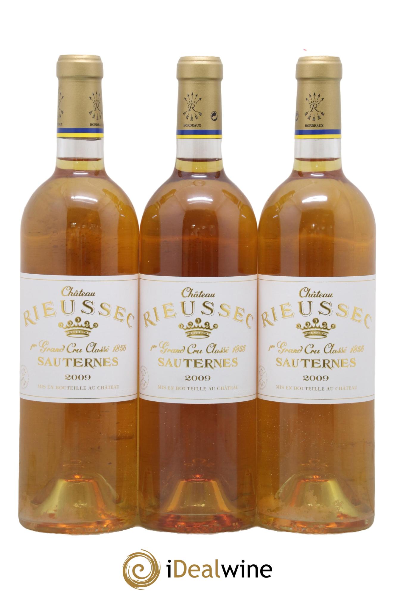 Château Rieussec 1er Grand Cru Classé 2009 - Lot de 3 bouteilles - 0