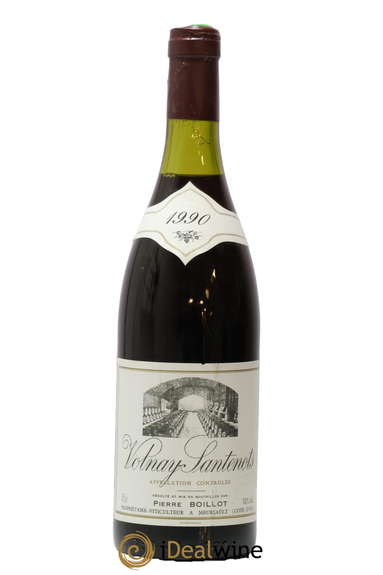 Volnay 1er Cru Santenots Pierre Boillot 1990 - Lot de 1 bouteille - 0