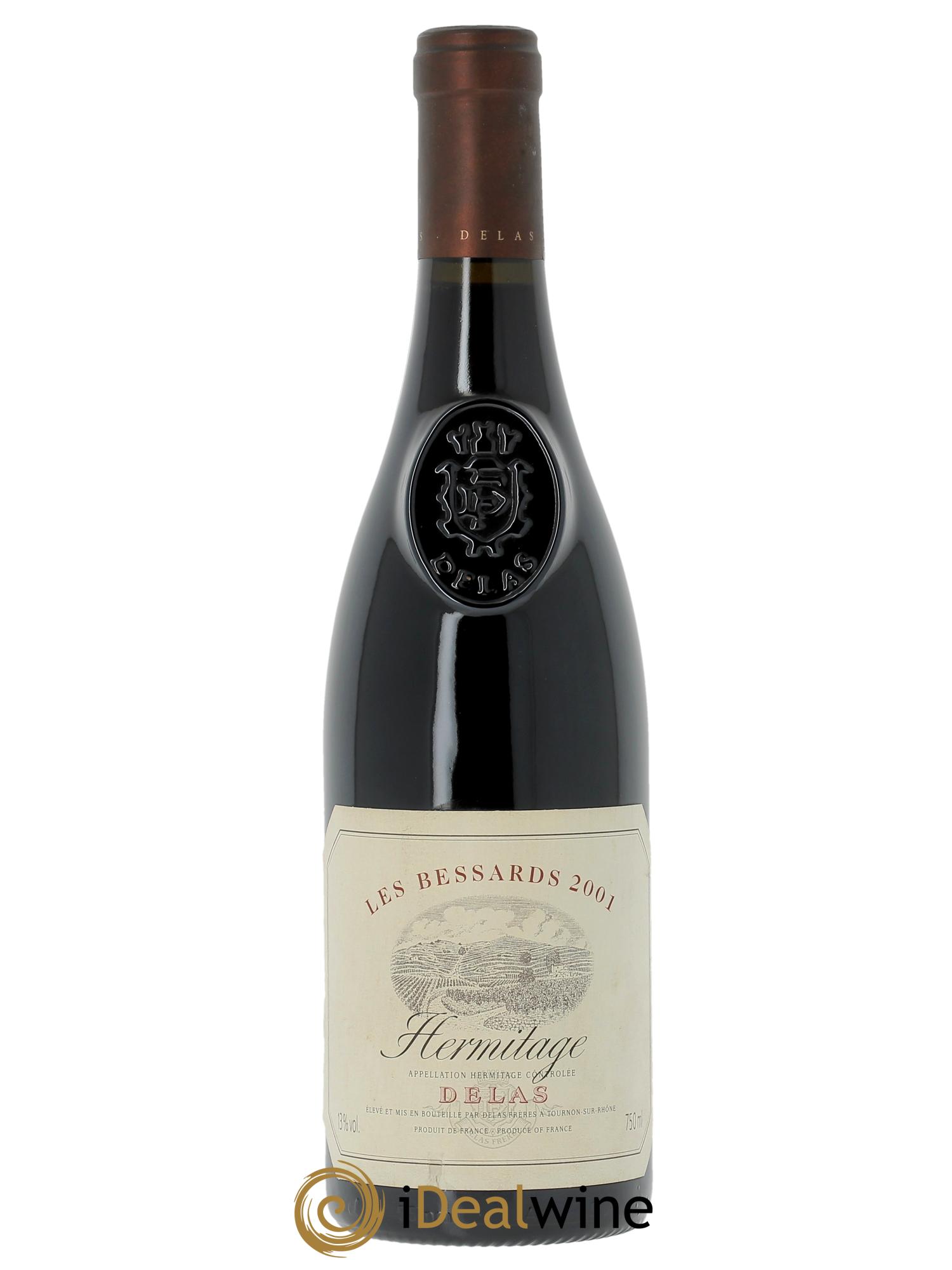 Hermitage Les Bessards Delas Frères 2001 - Lot de 1 bouteille - 0