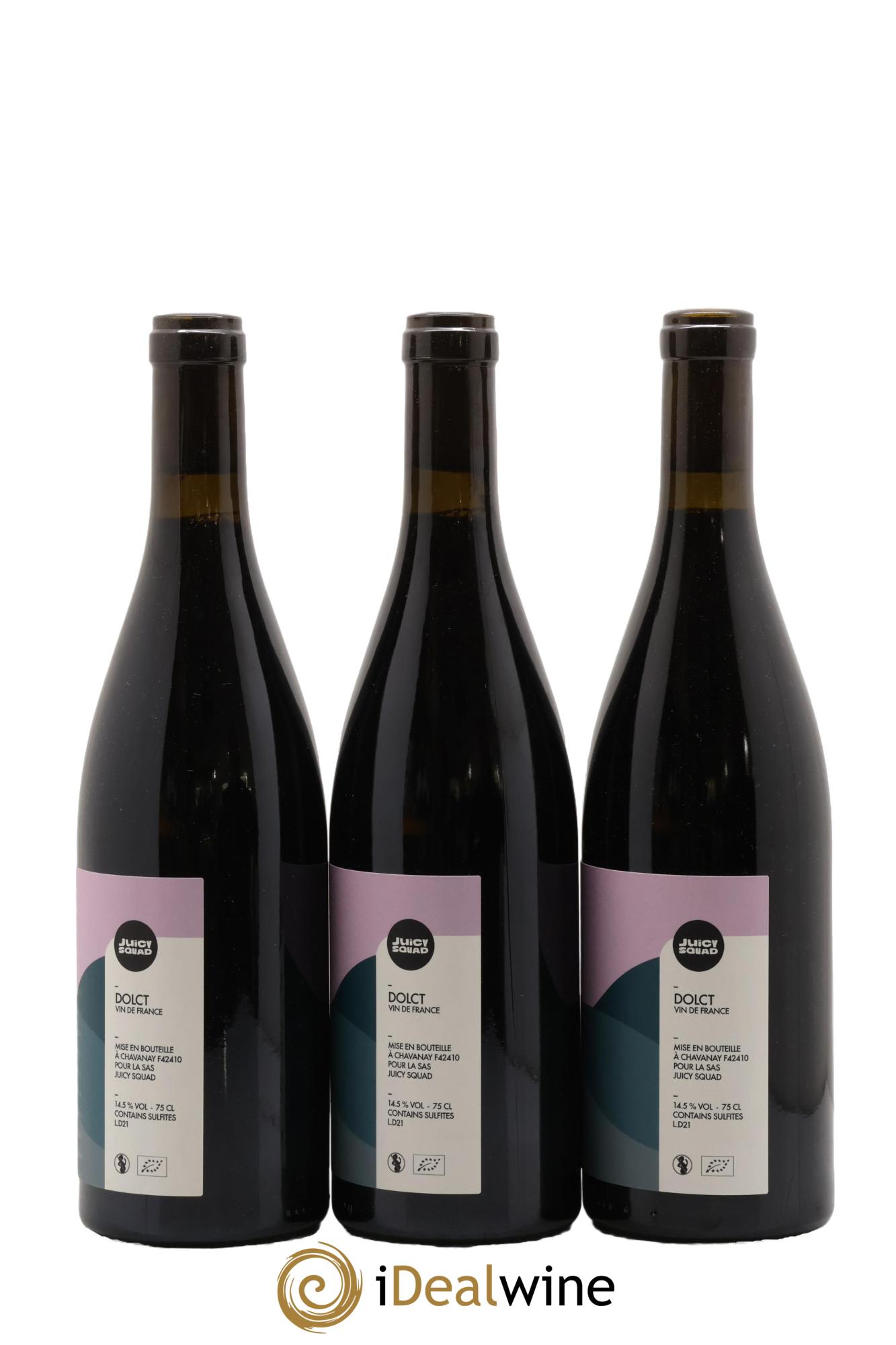 Vin de France DOLCT Juicy Squad Thibaud Capellaro 2021 - Lot de 3 bouteilles - 1