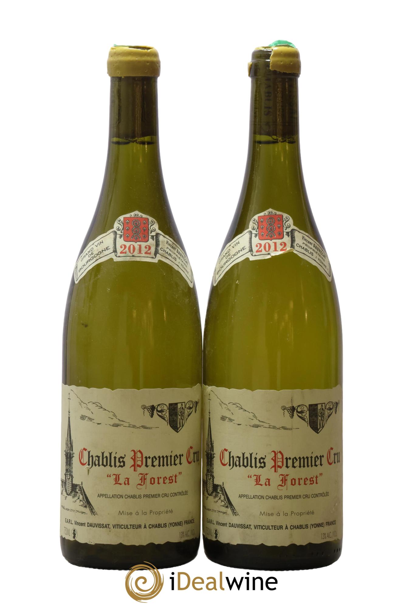 Chablis 1er Cru La Forest Vincent Dauvissat (Domaine) 2012 - Posten von 2 Flaschen - 0