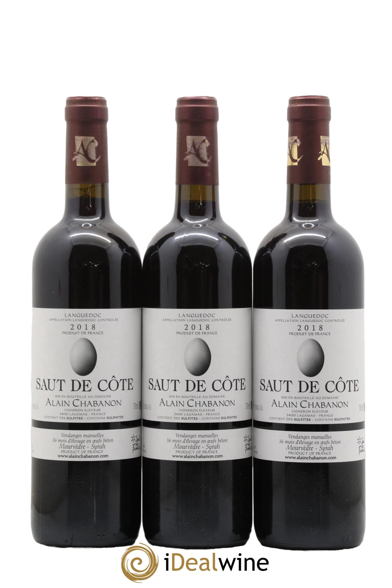 Coteaux du Languedoc Saut de Côte Alain Chabanon (Domaine) 2018 - Lotto di 12 bottiglie - 3