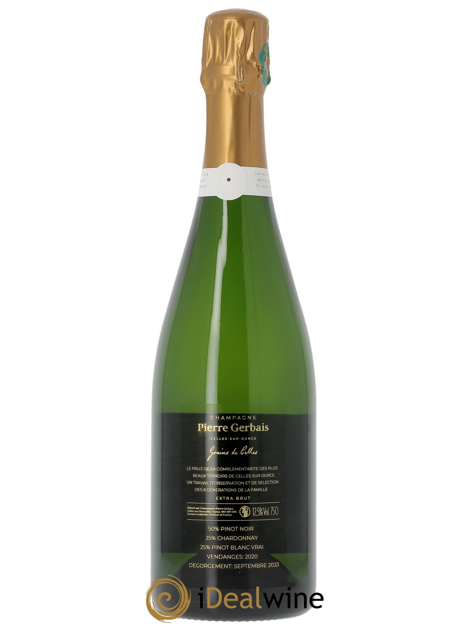 Grains de Celles Extra-Brut Pierre Gerbais - Lot of 1 bottle - 1