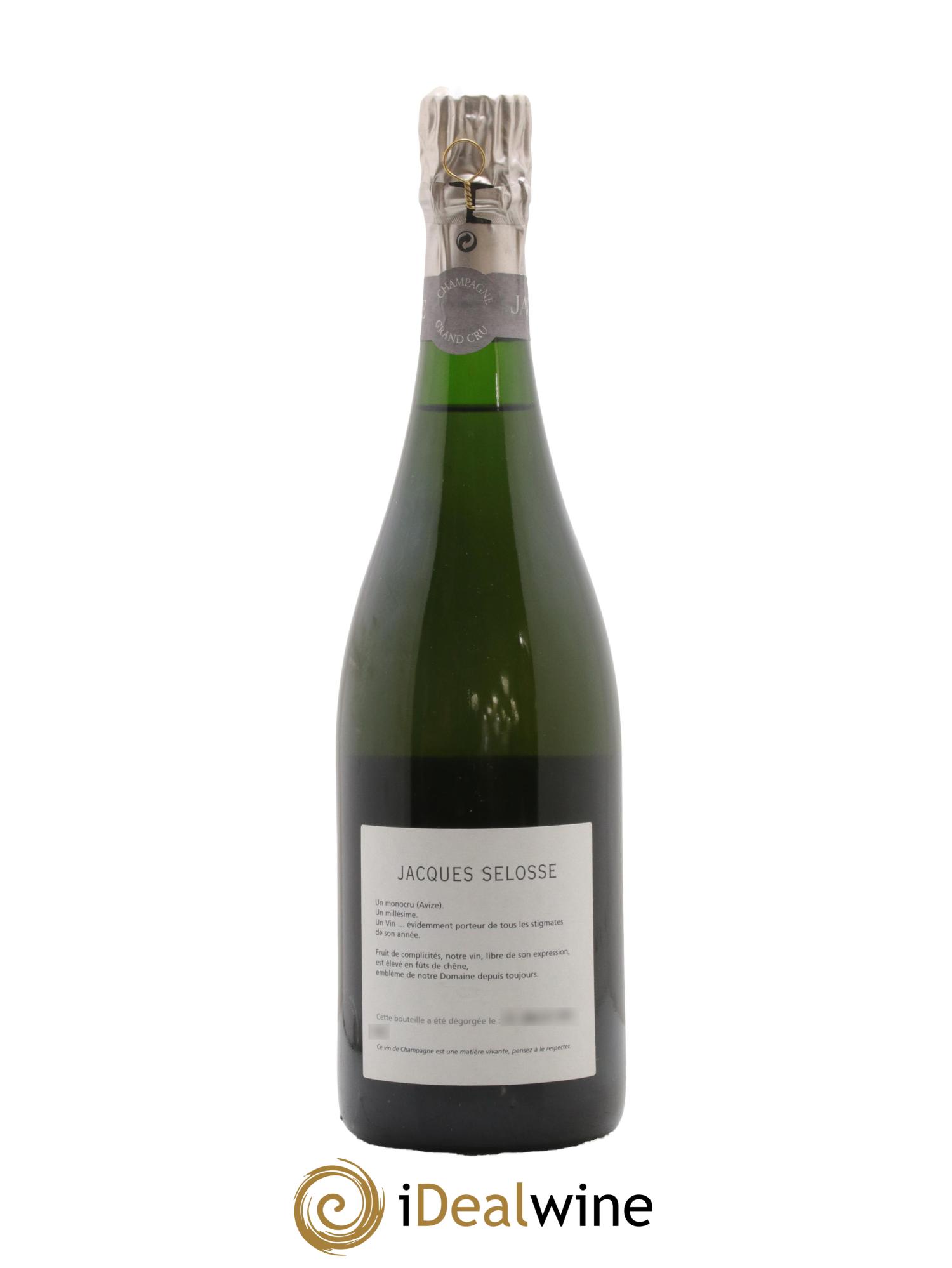 Blanc de Blancs Grand Cru Extra-Brut Jacques Selosse 1996 - Lotto di 1 bottiglia - 1