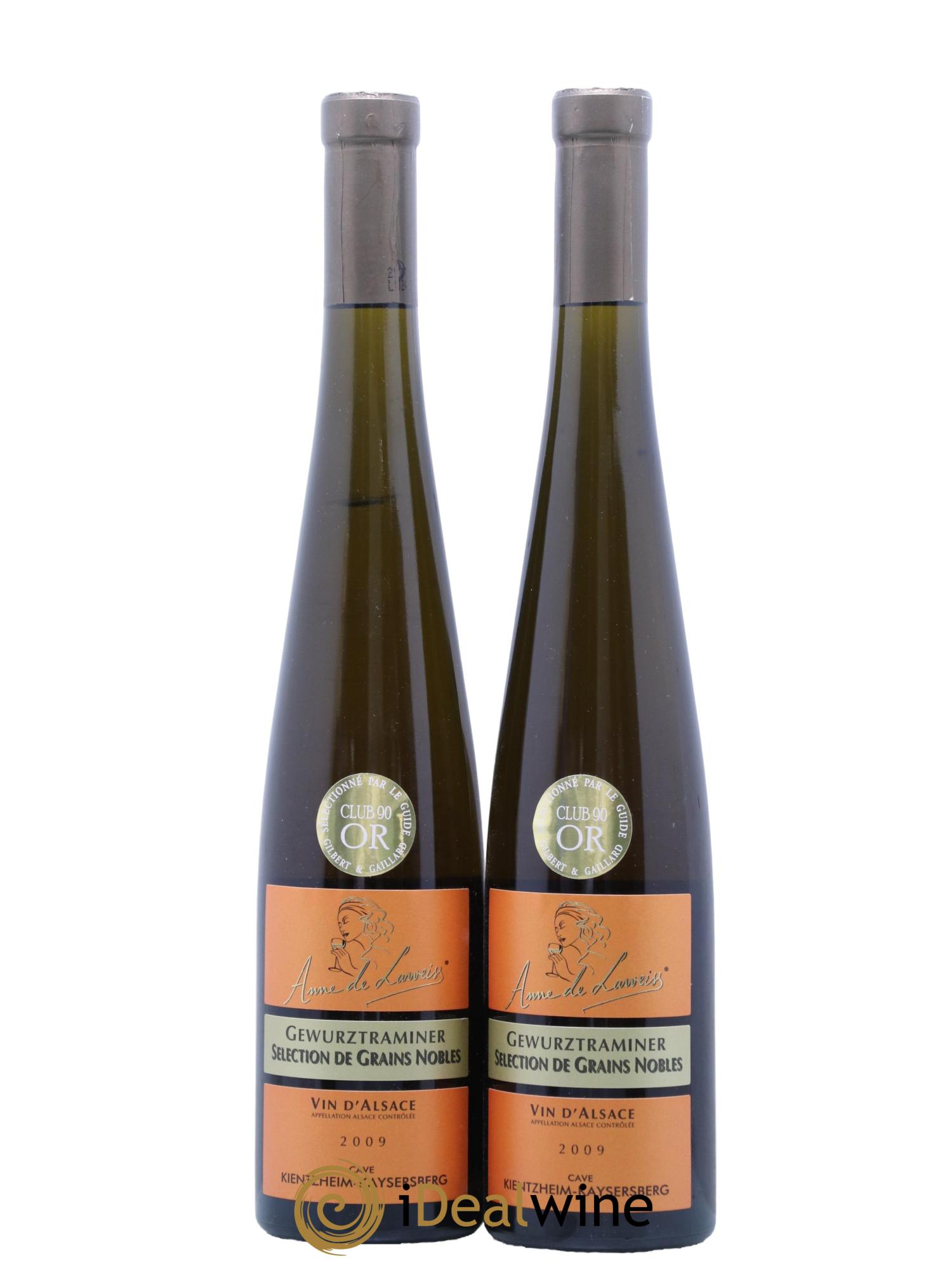 Gewurztraminer Selection de Grains Nobles Kientzheim-Kayserberg 2009 - Lot de 2 format 50cls - 0