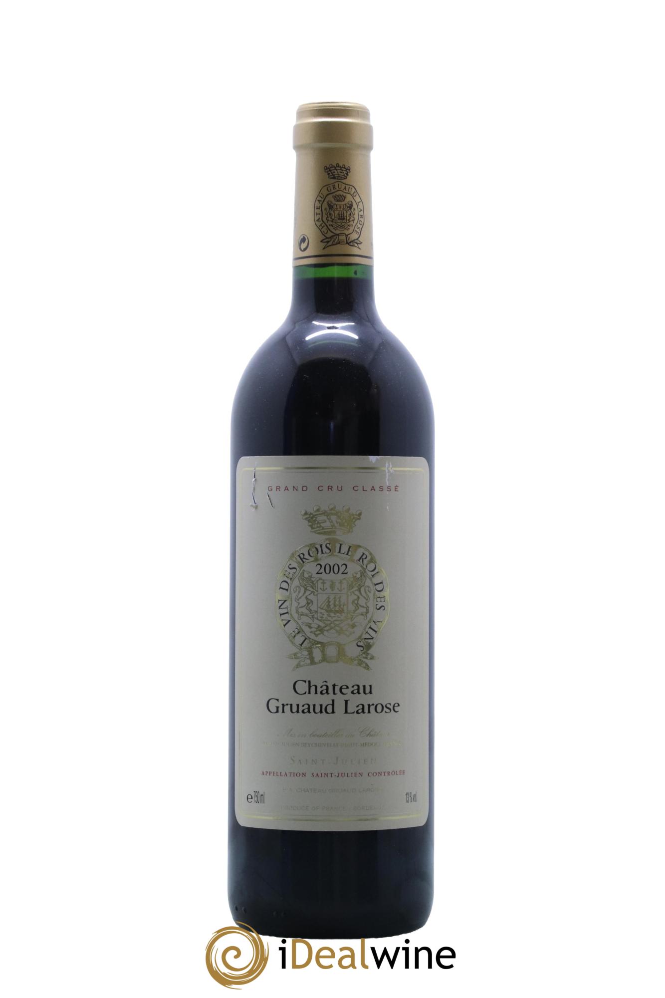 Château Gruaud Larose 2ème Grand Cru Classé 2002 - Lot de 1 bouteille - 0