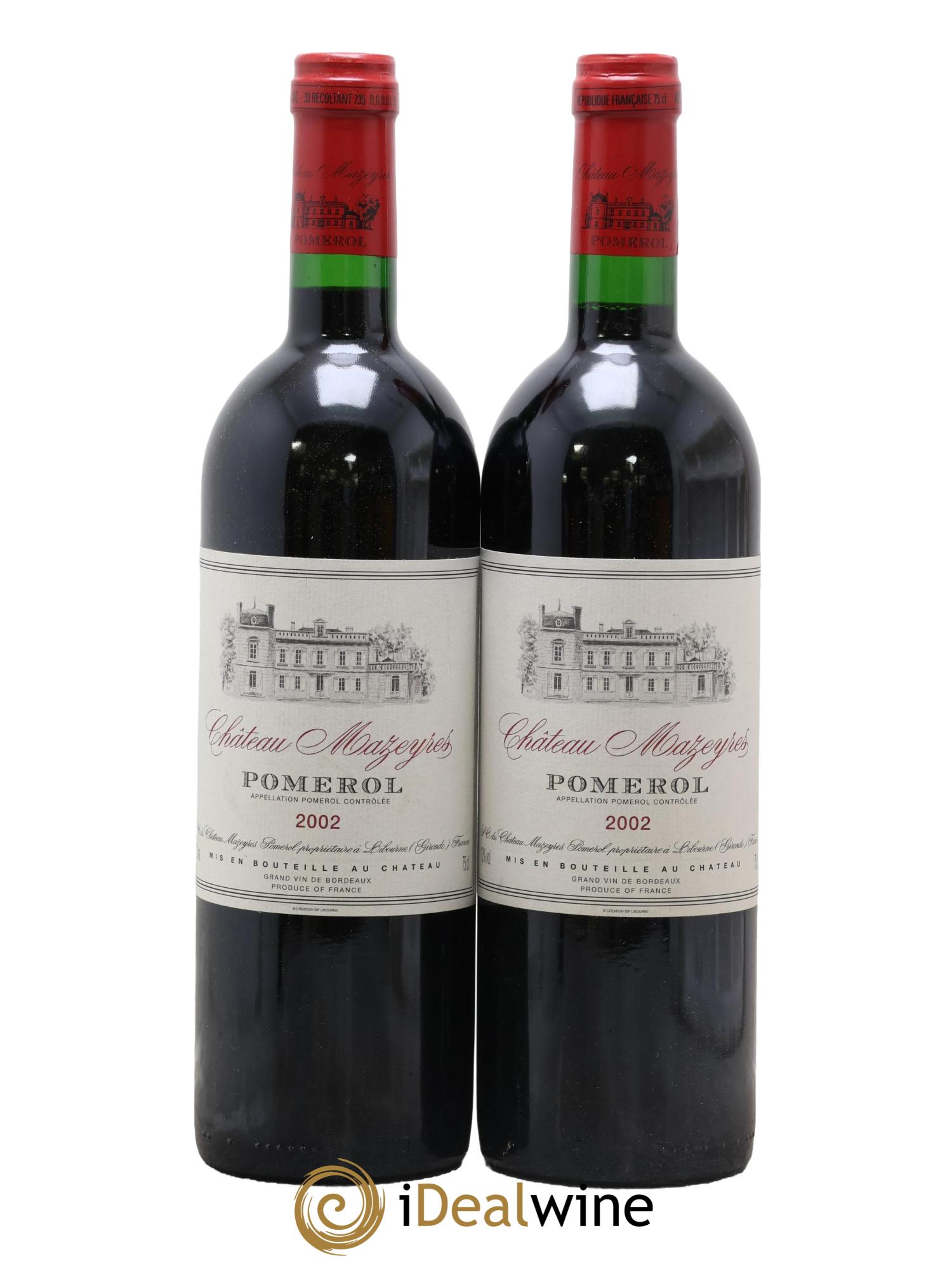 Château Mazeyres 2002 - Posten von 2 Flaschen - 0