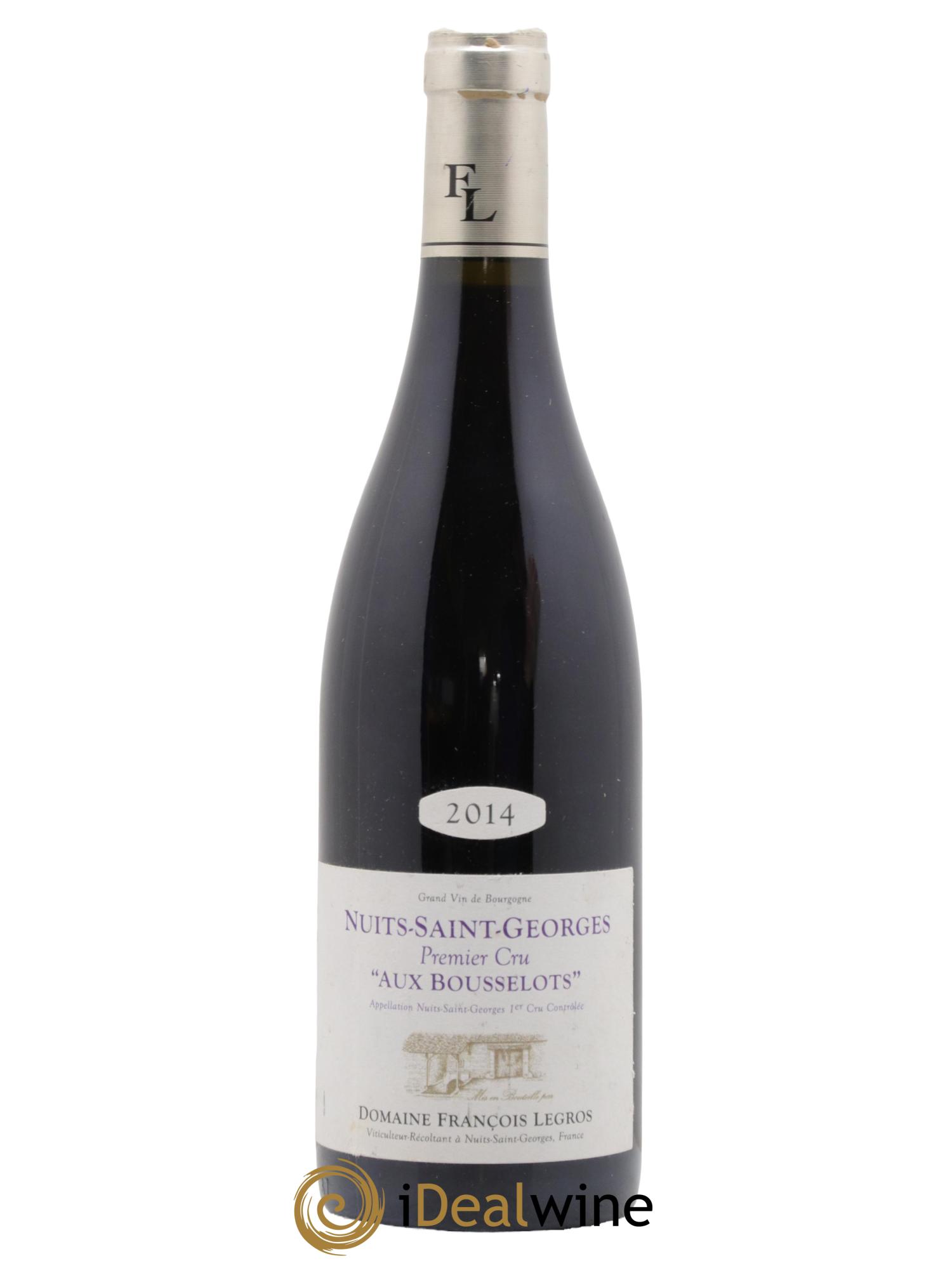 Nuits-Saint-Georges 1er Cru Aux Bousselots Domaine François Legros 2014 - Lot de 1 bouteille - 0