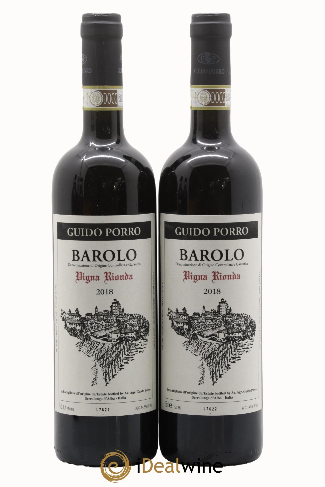 Barolo DOCG Vigna Rionda Guido Porro 2018 - Lotto di 2 bottiglie - 0