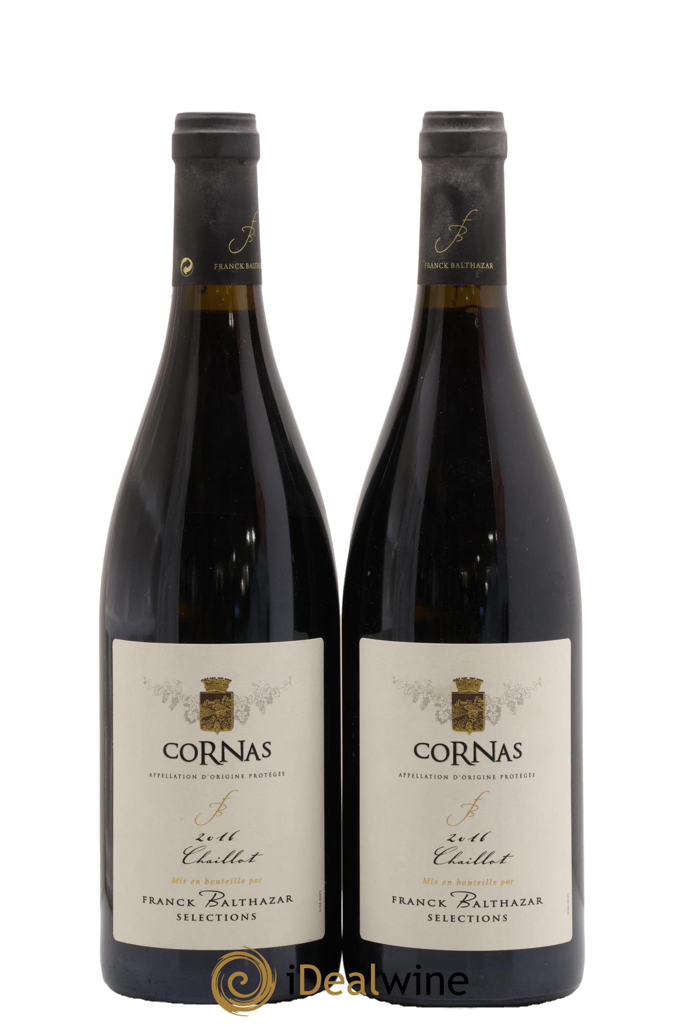 Cornas Chaillot Franck Balthazar (Domaine) 2016 - Lot de 2 bouteilles - 0