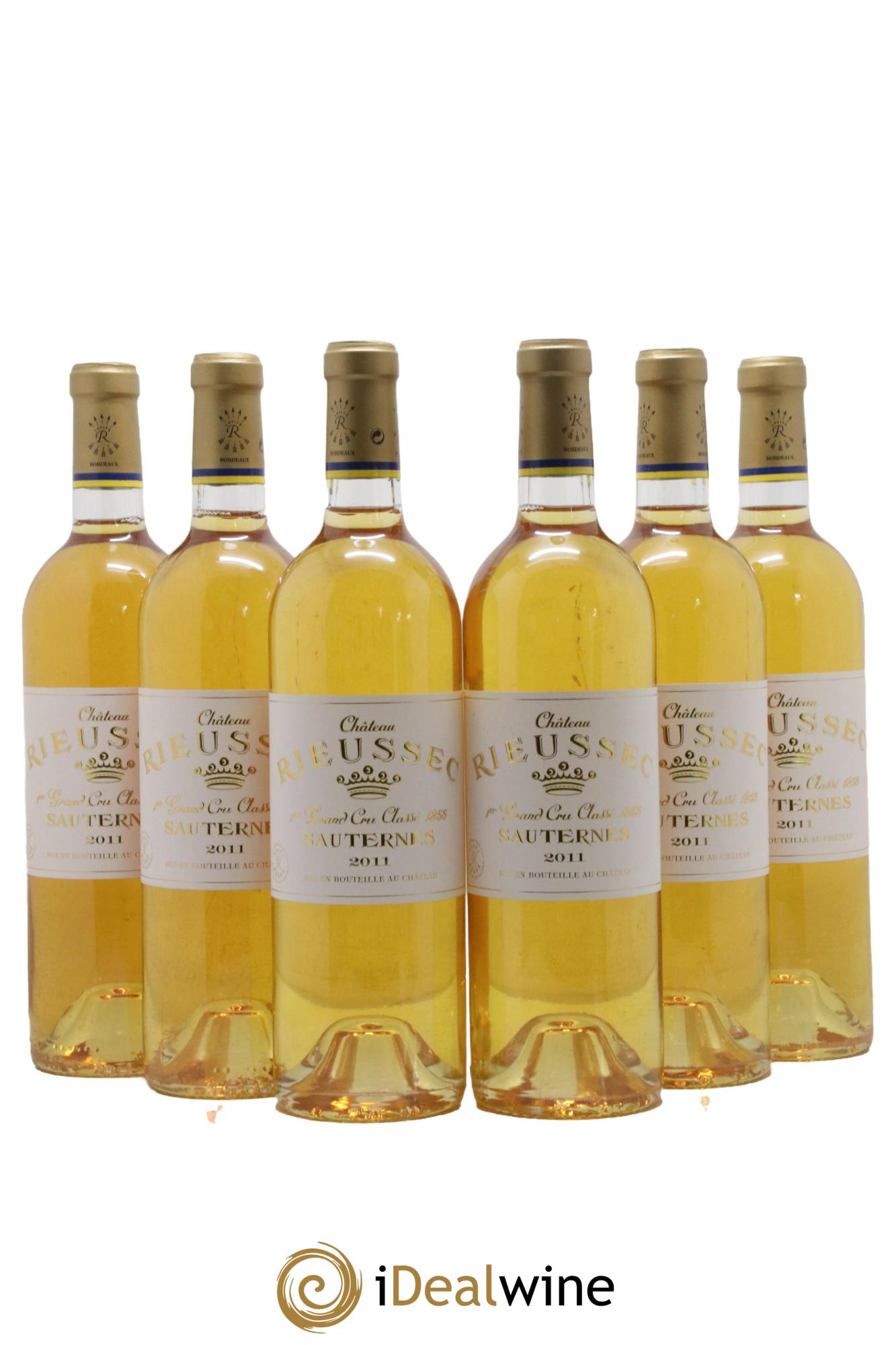 Château Rieussec 1er Grand Cru Classé 2011 - Lotto di 6 bottiglie - 0