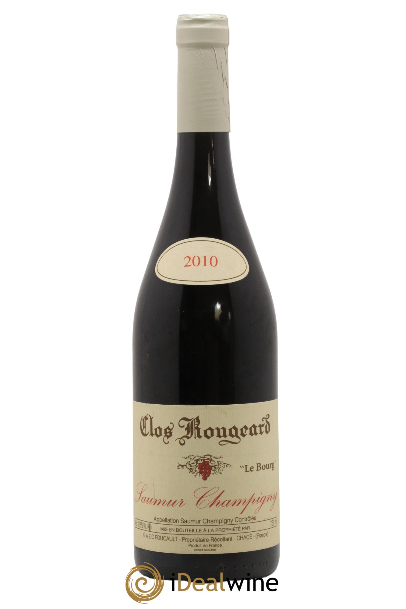 Saumur-Champigny Le Bourg Clos Rougeard 2010 - Lot de 1 bouteille - 0