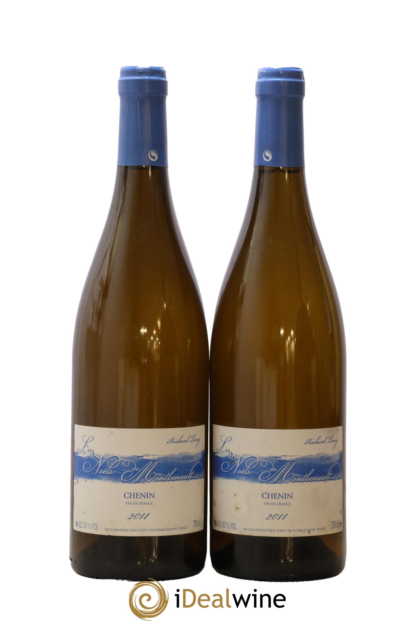 Vin de France Les Noëls de Montbenault Richard Leroy 2011 - Lot de 2 bouteilles - 0