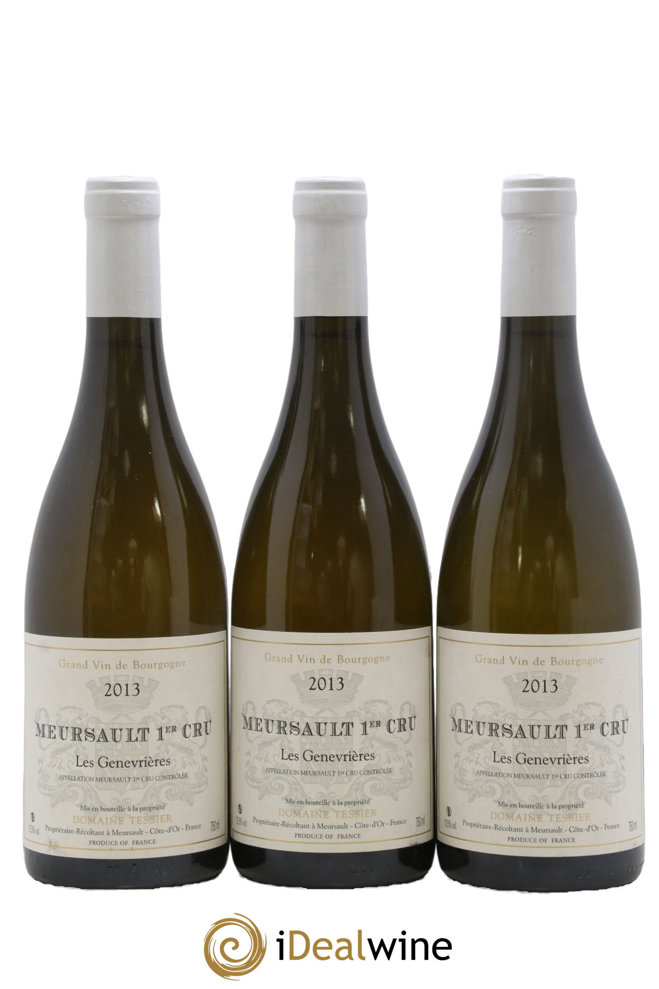 Meursault 1er Cru Les Genevrières Tessier (Domaine) 2013 - Lot de 3 bouteilles - 0