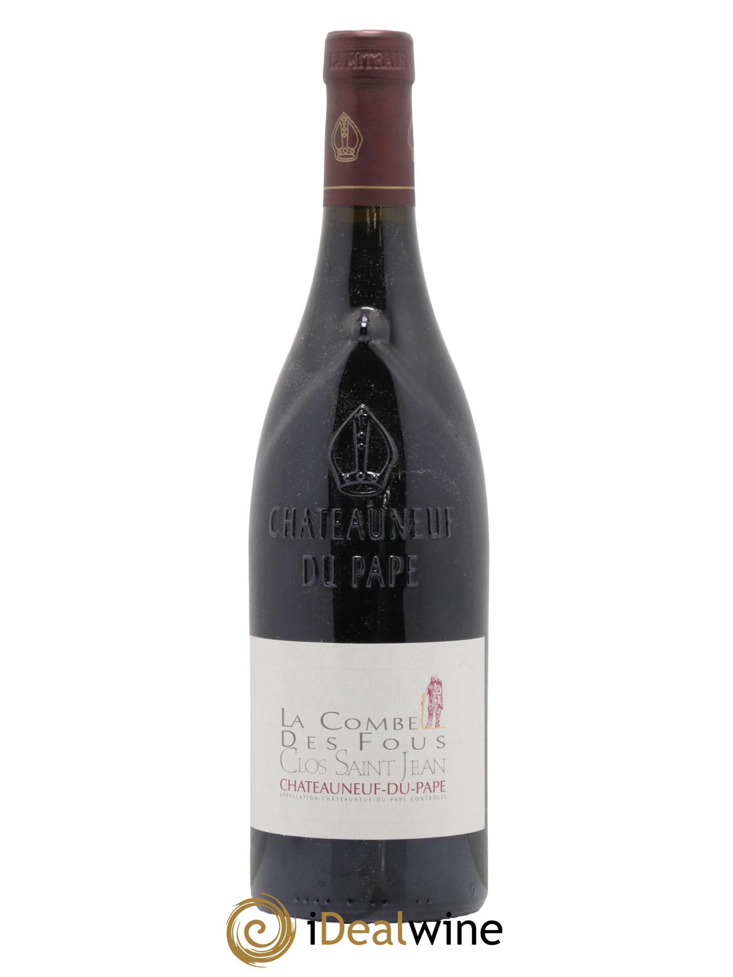 Châteauneuf-du-Pape Clos Saint-Jean La Combe des Fous Pascal et Vincent Maurel 2021 - Lot de 1 bouteille - 0