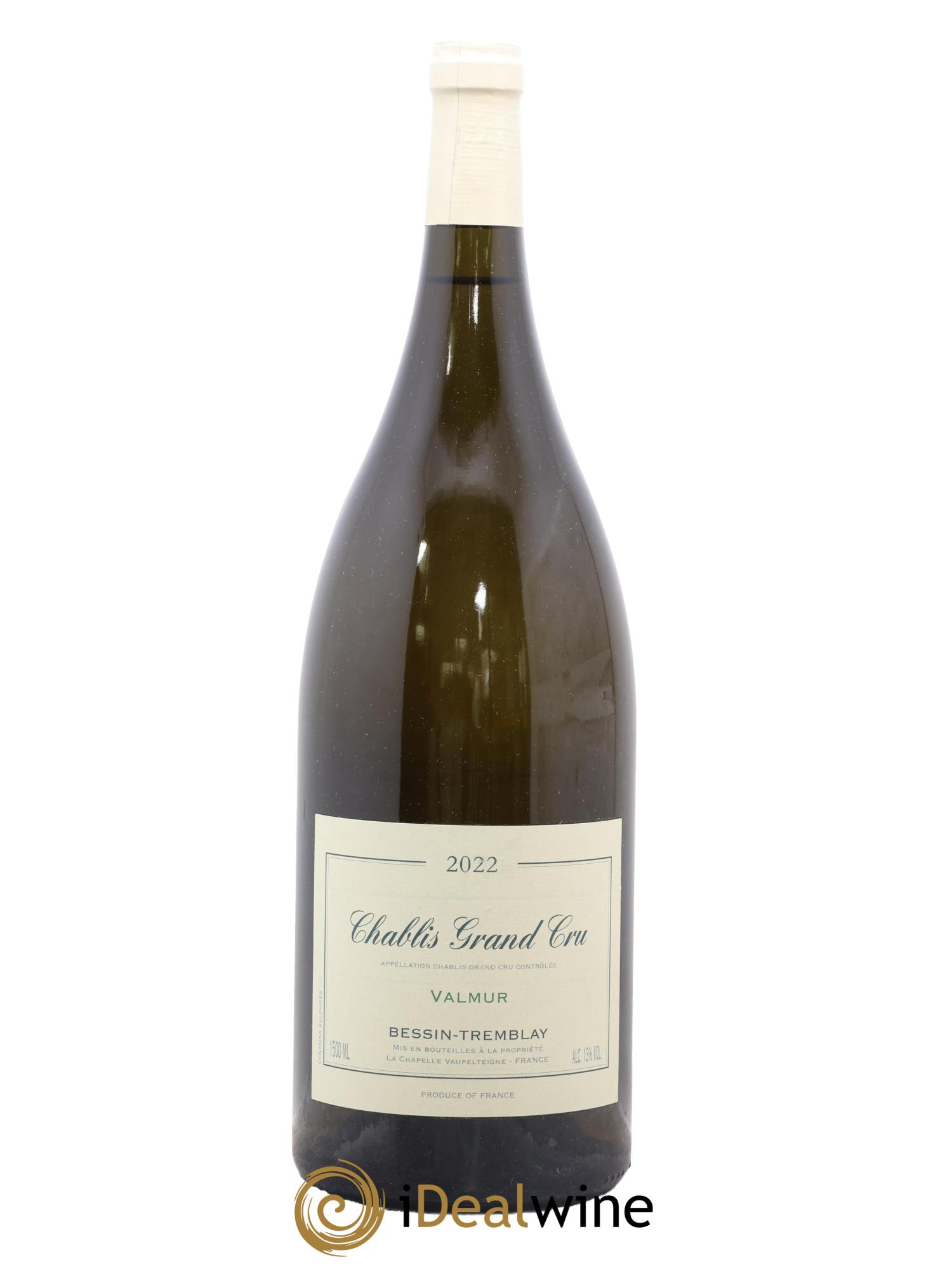 Chablis Grand Cru Valmur Bessin-Tremblay 2022 - Lot of 1 magnum - 0