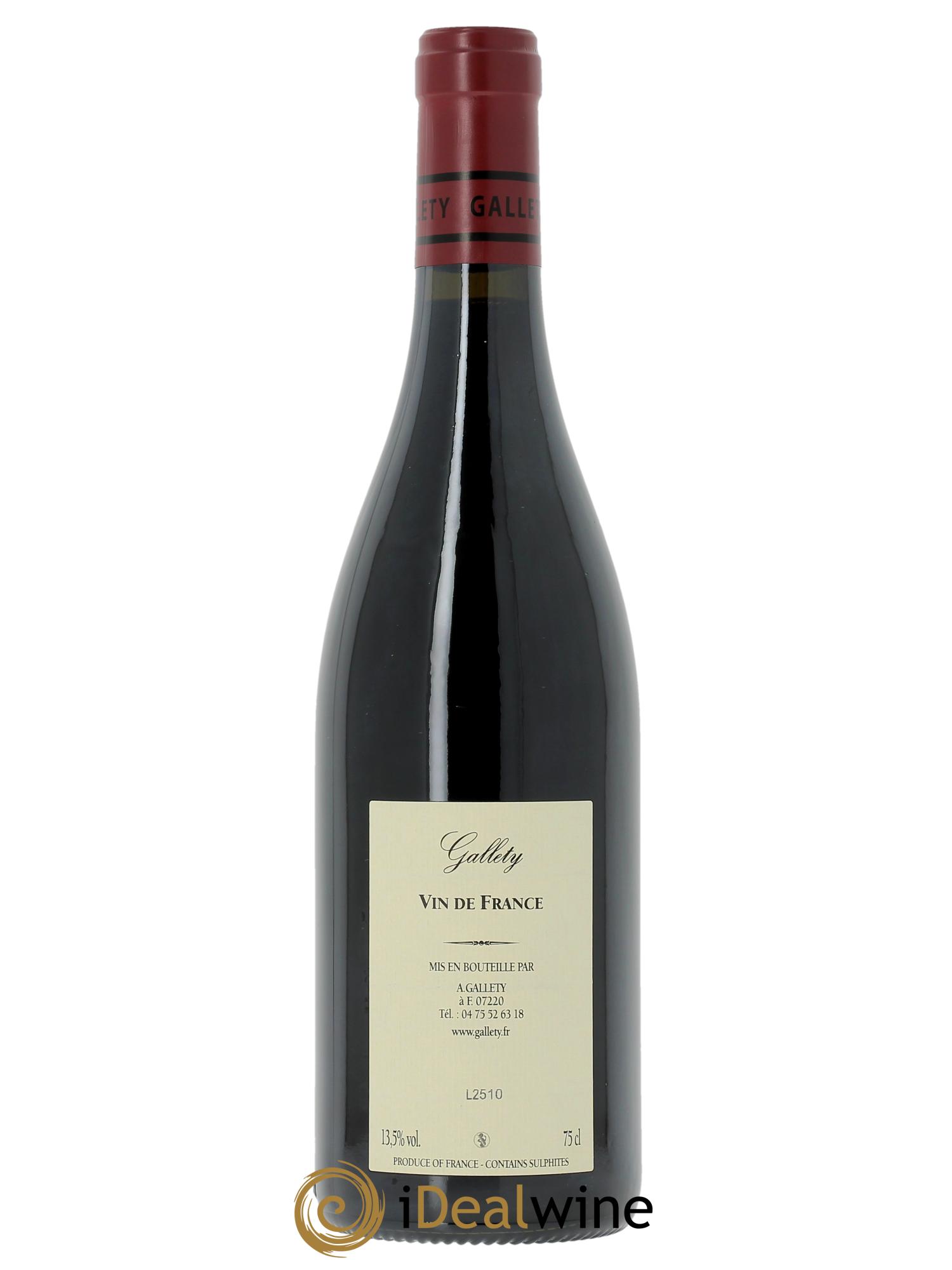 Côtes du Vivarais Gallety (Domaine)  2022 - Lot de 1 bouteille - 1